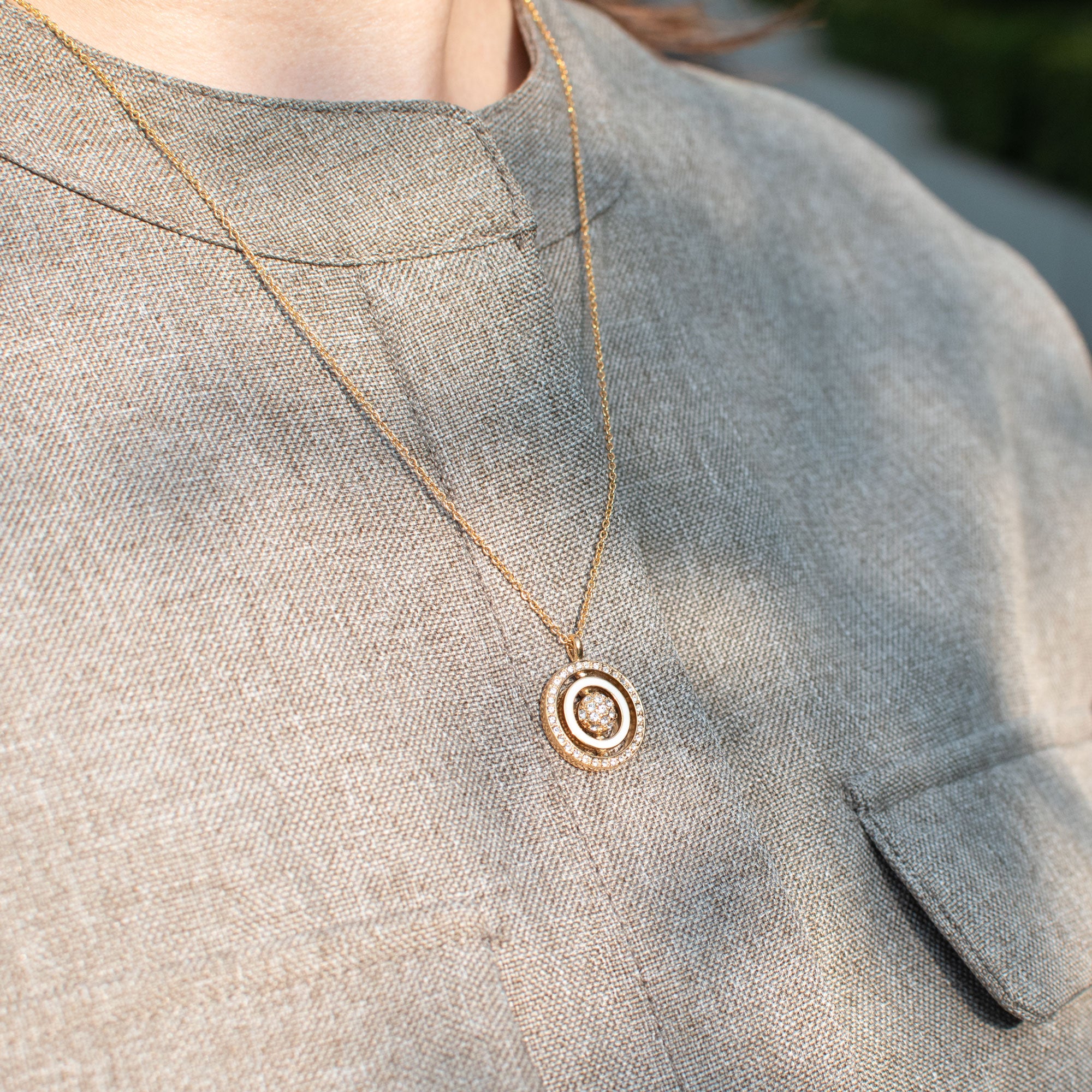 スピナー ネックレス