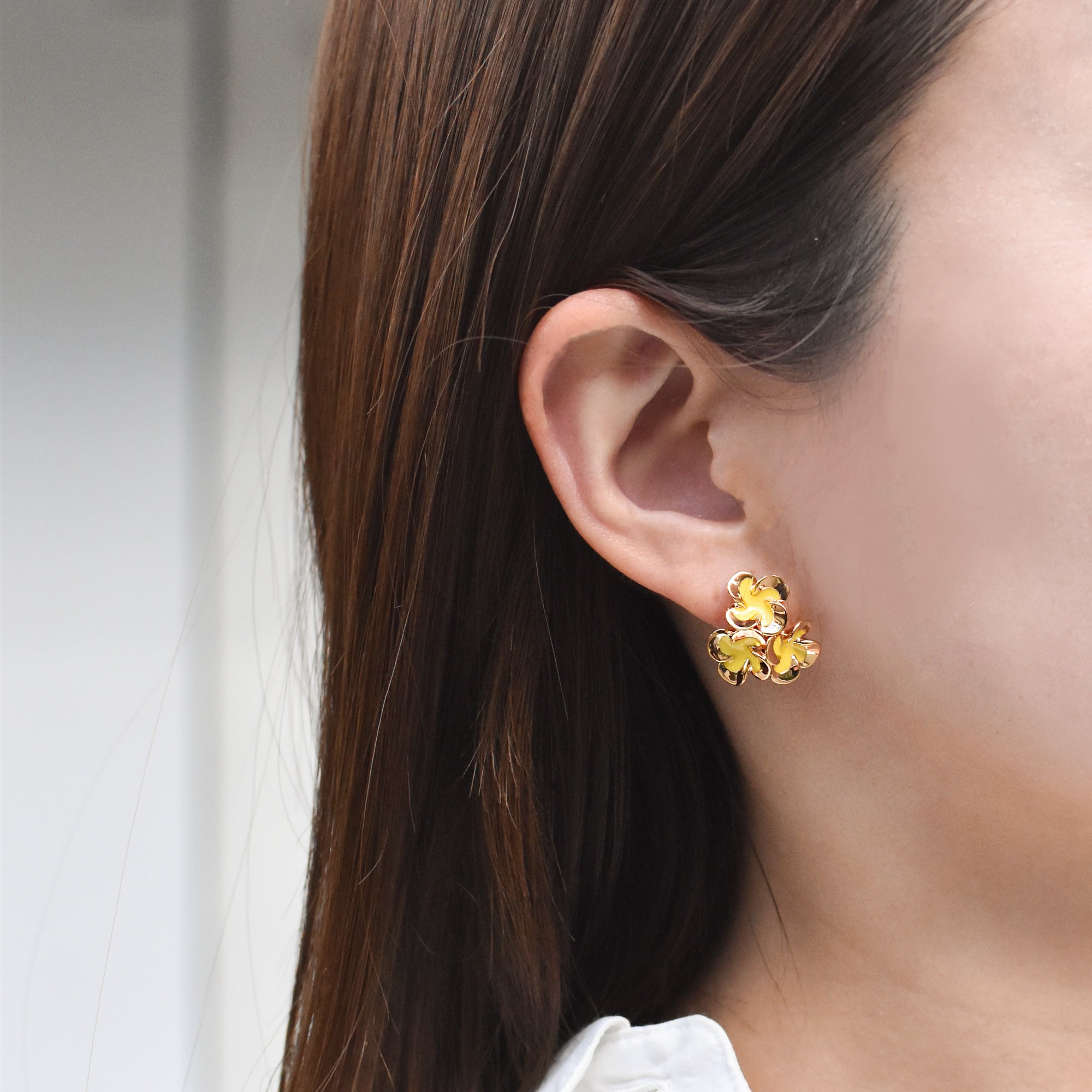 Wild Flower Yellow Earrings