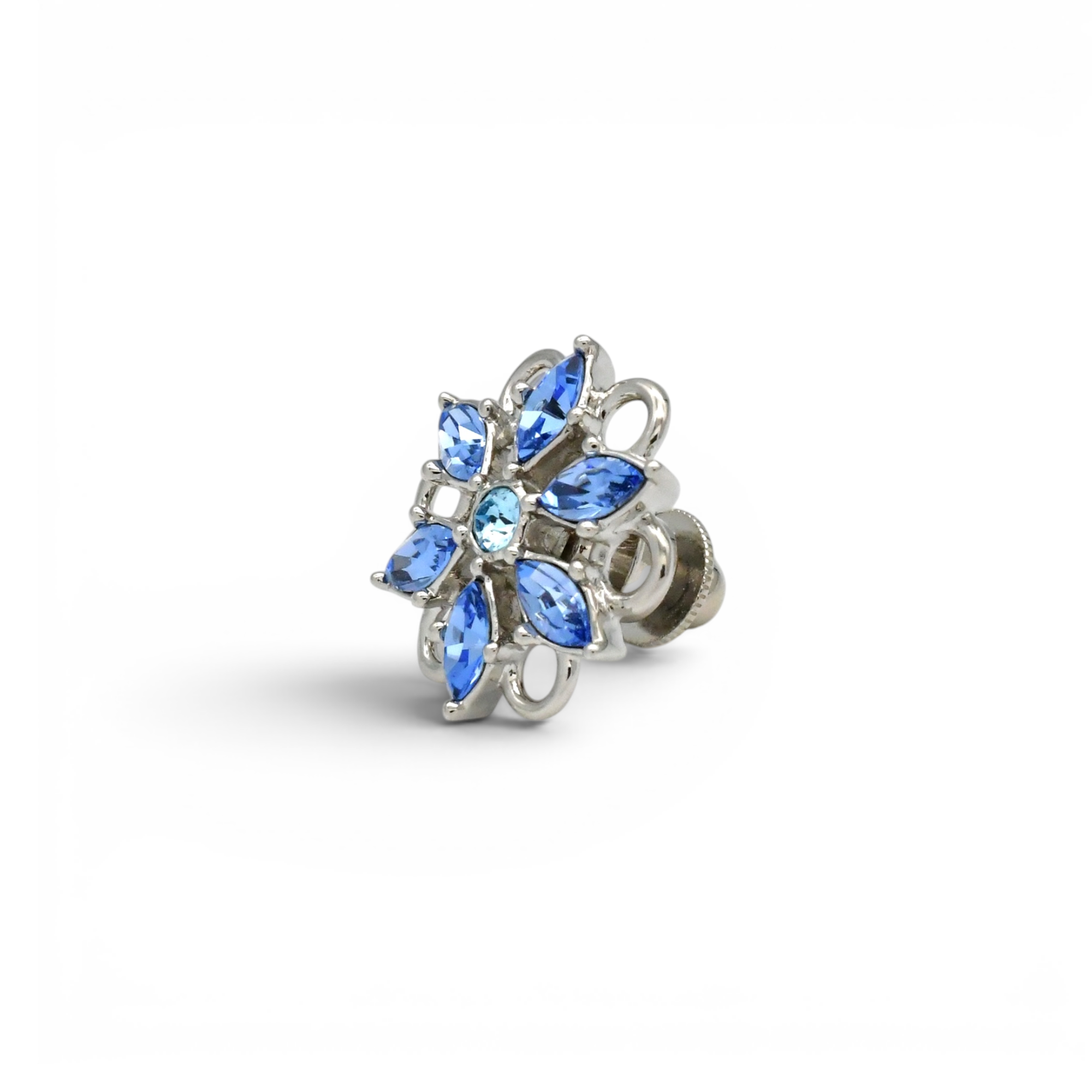 ネージュ ブルー ブローチ