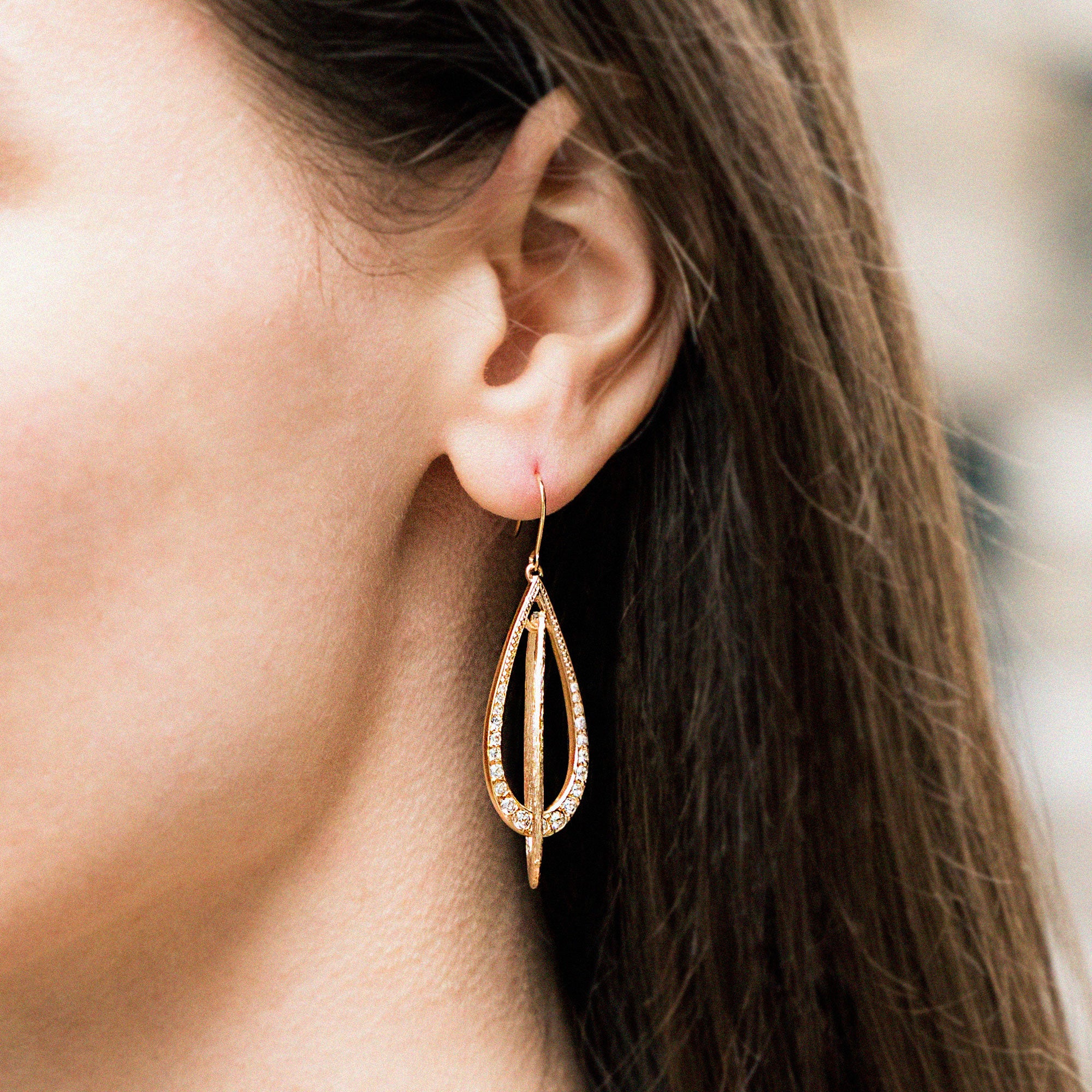 Tresor drop earrings