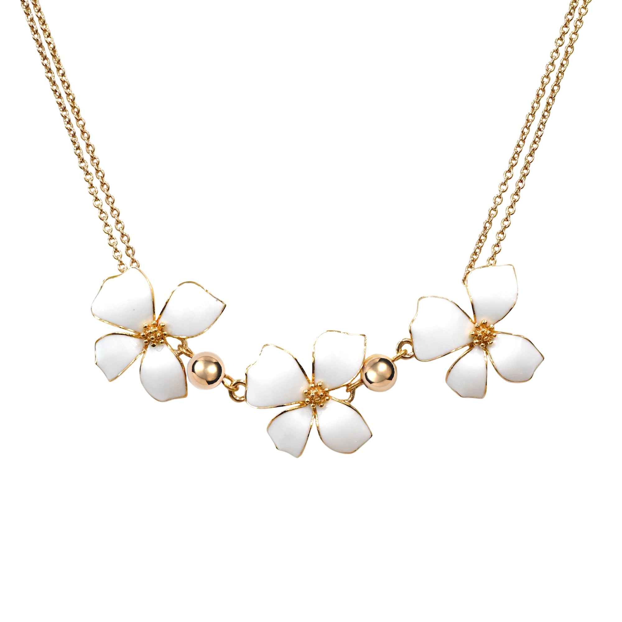 フルールブランシュ ロングネックレス