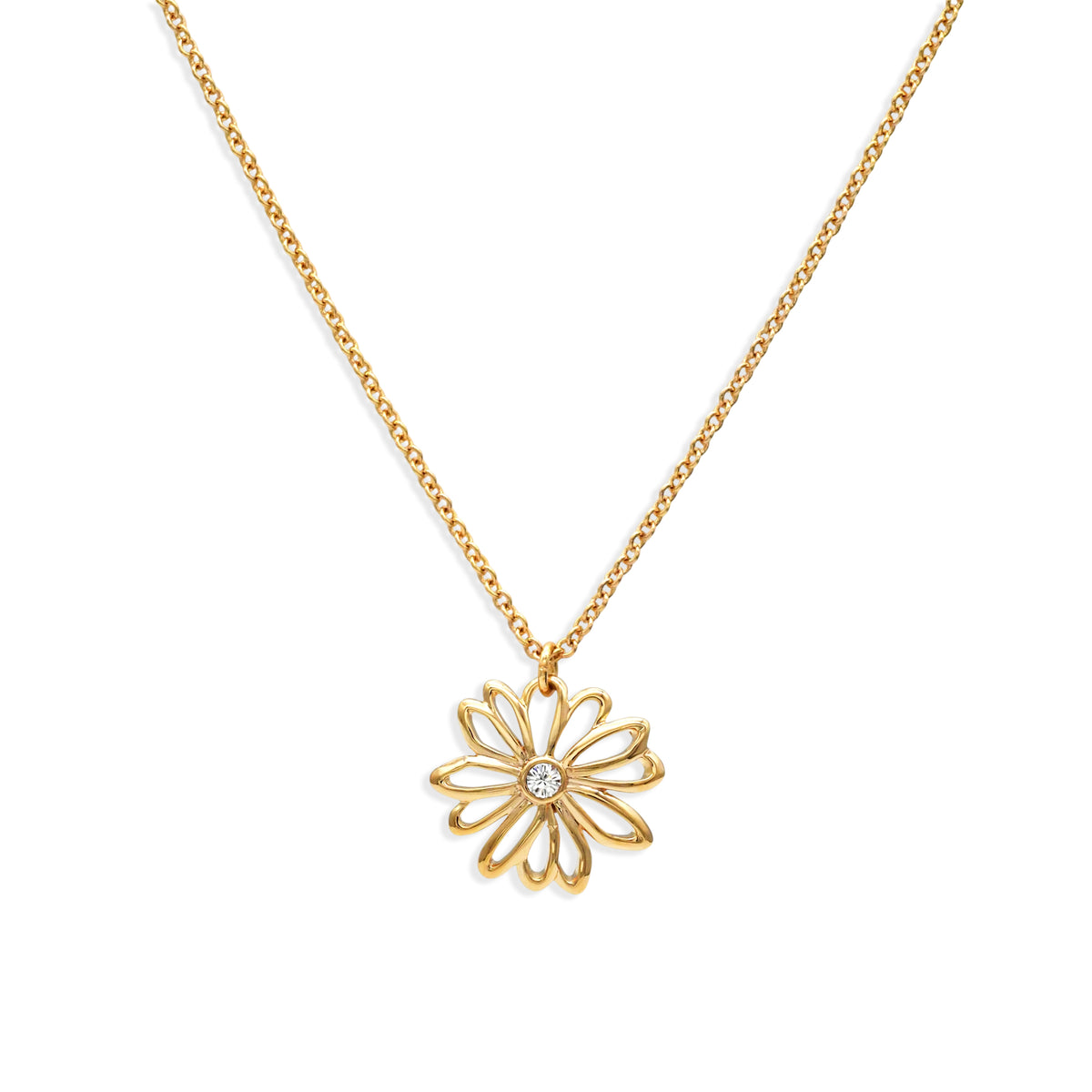 Airy Daisy Long Necklace