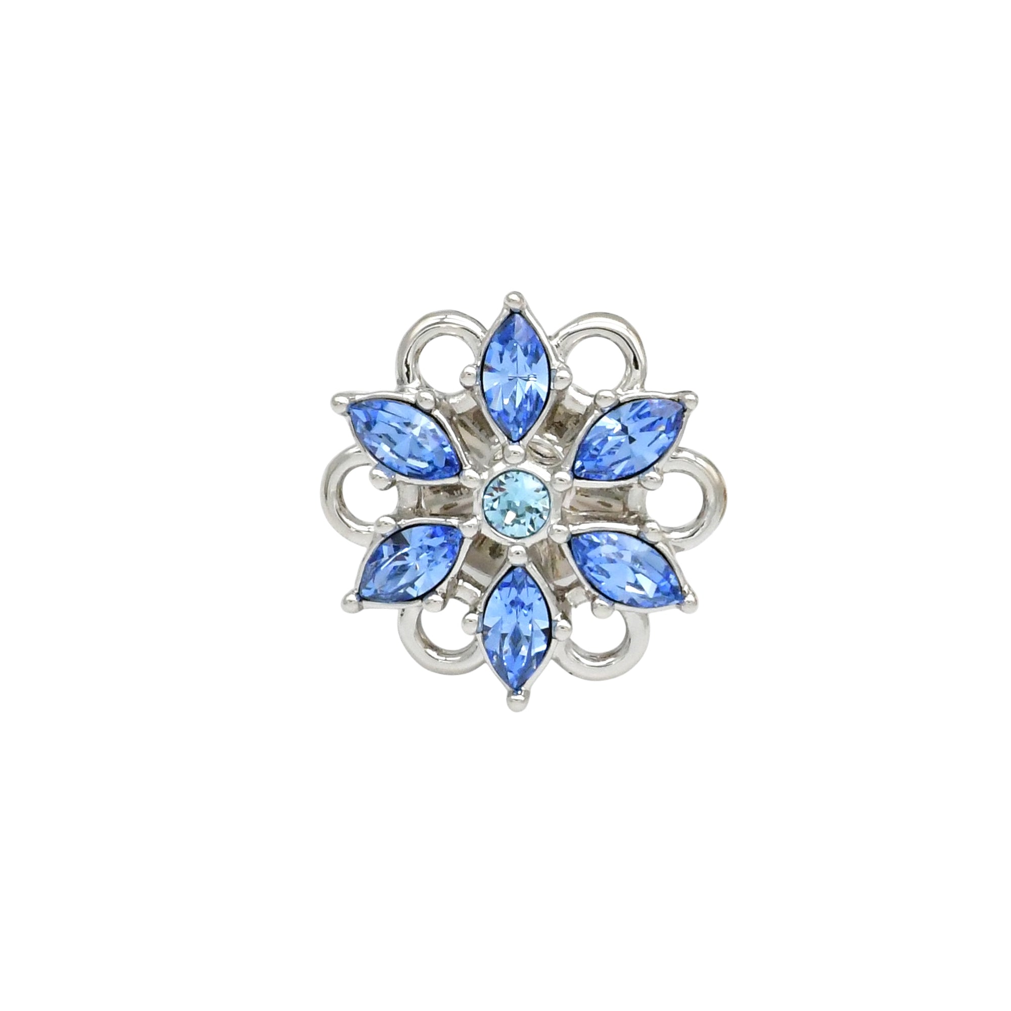 ネージュ ブルー ブローチ