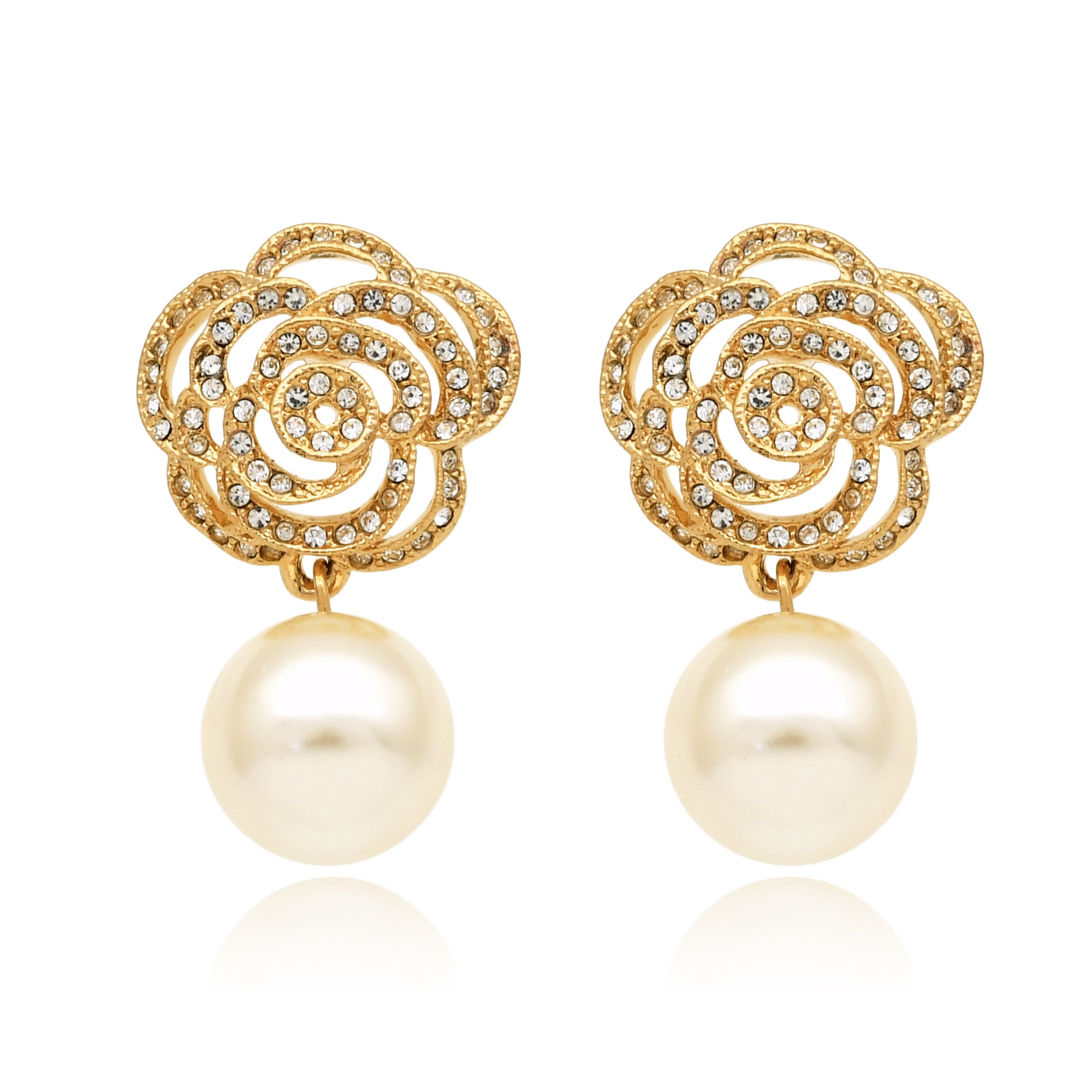 Duo parfum rose earrings
