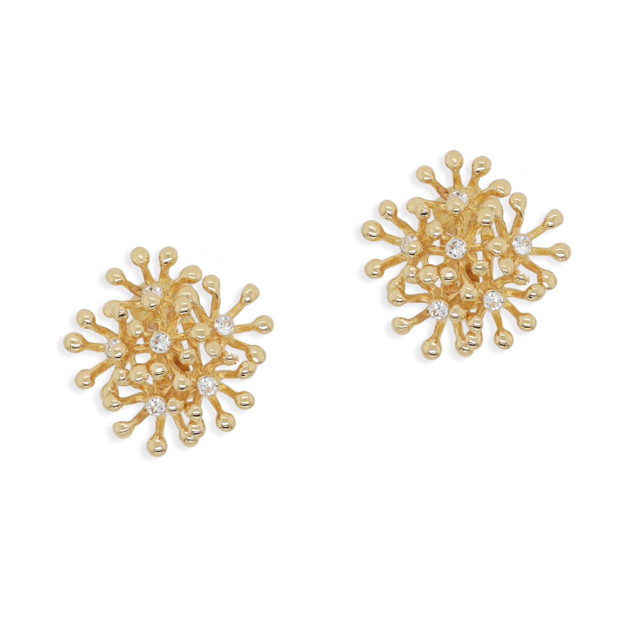 Brillia round earrings