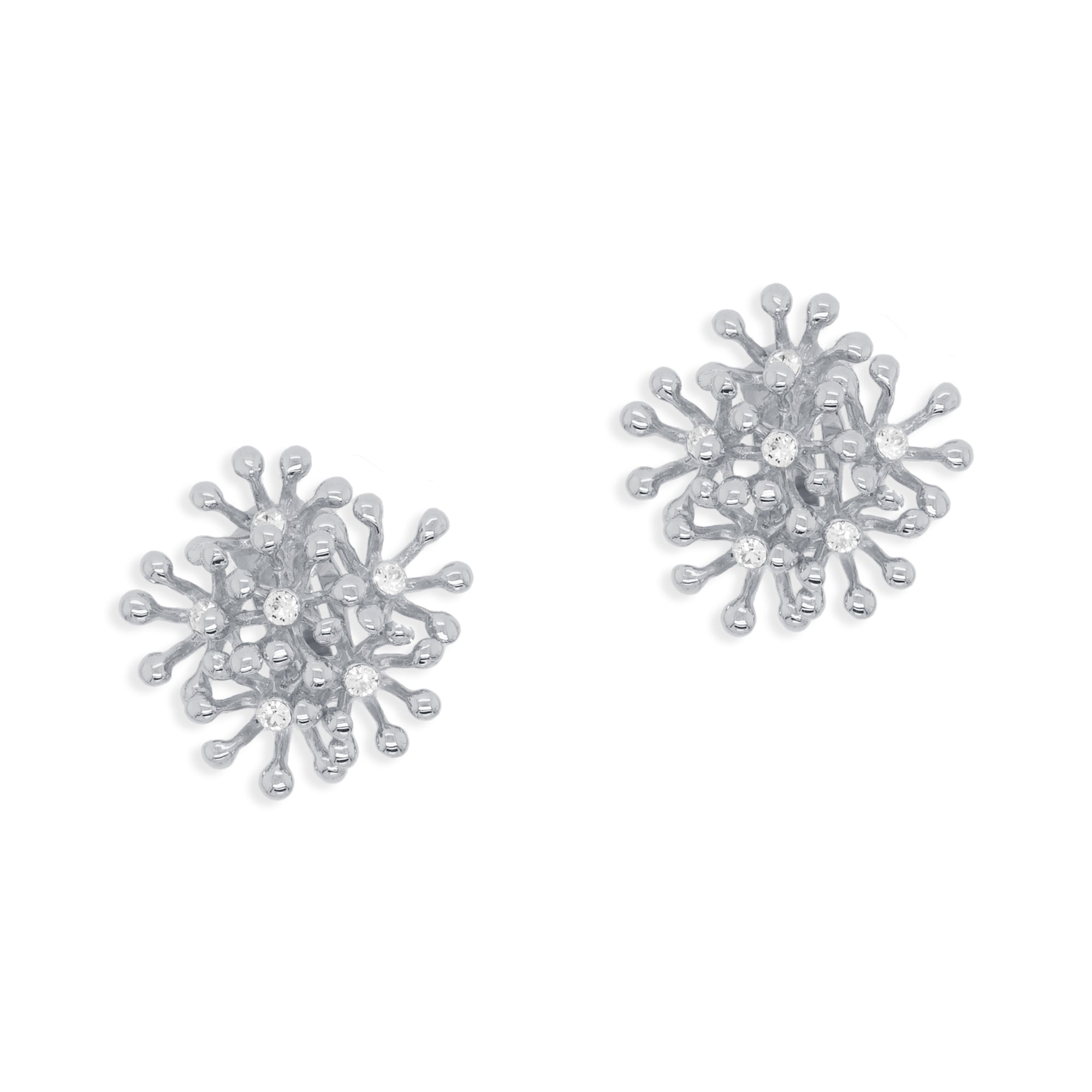 Brillia round earrings