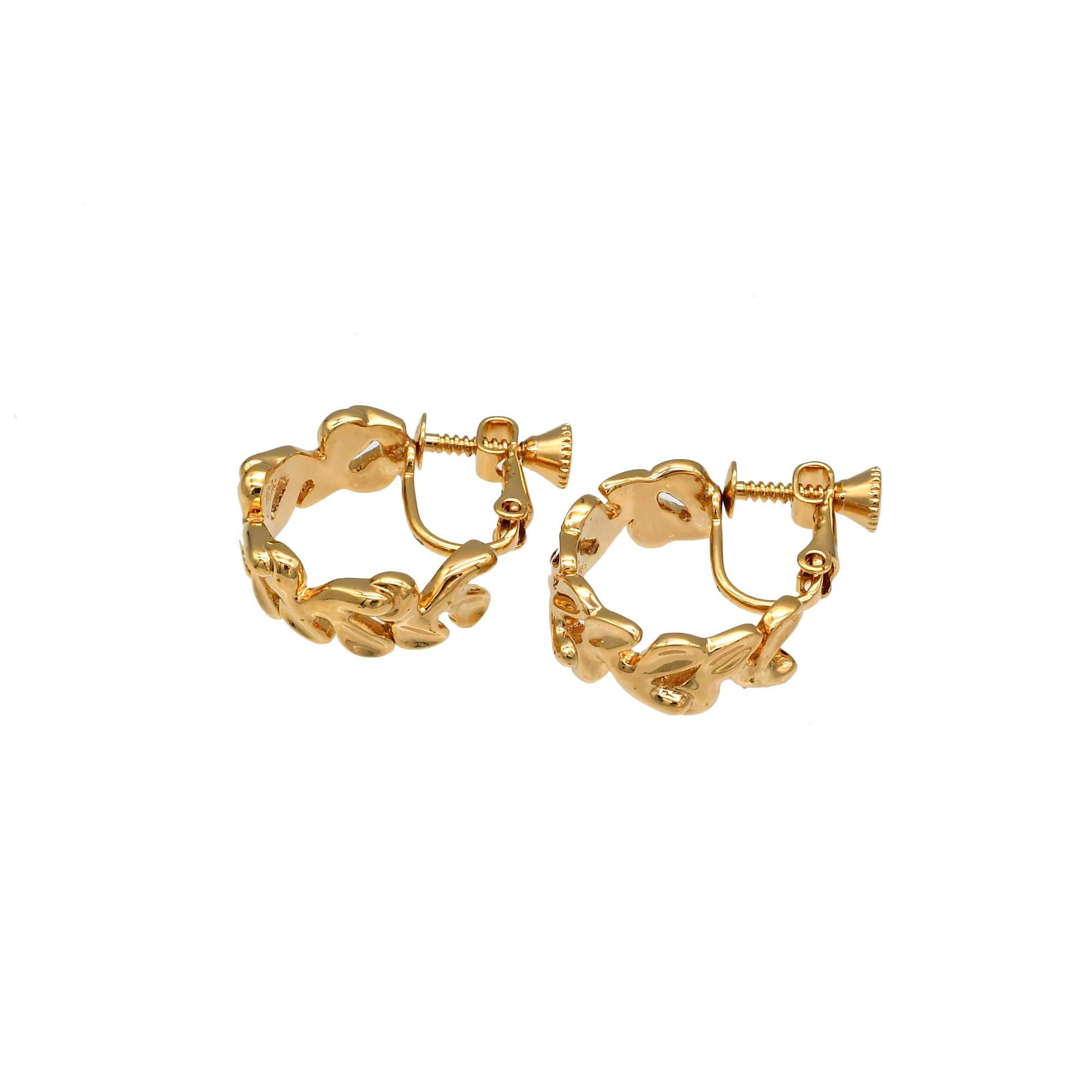 メタルムーブメント フープイヤリング