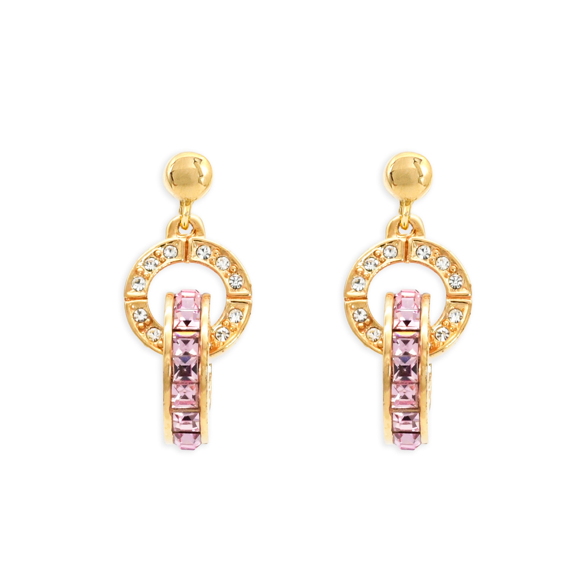 Eternal Miss Matte Pink Earrings