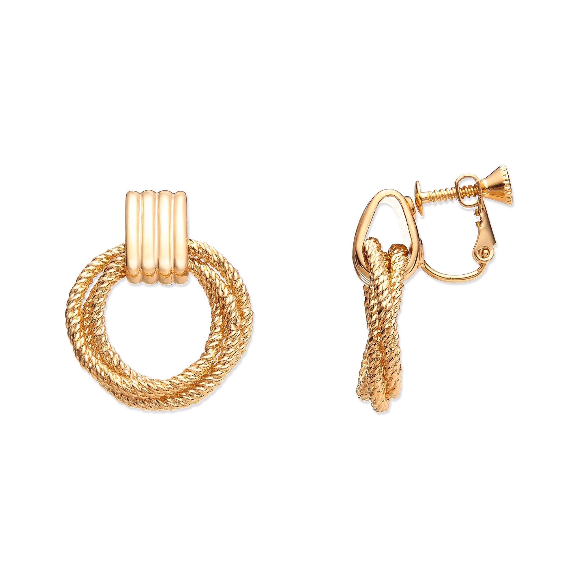 モダンヴィンテージ ラウンドイヤリング