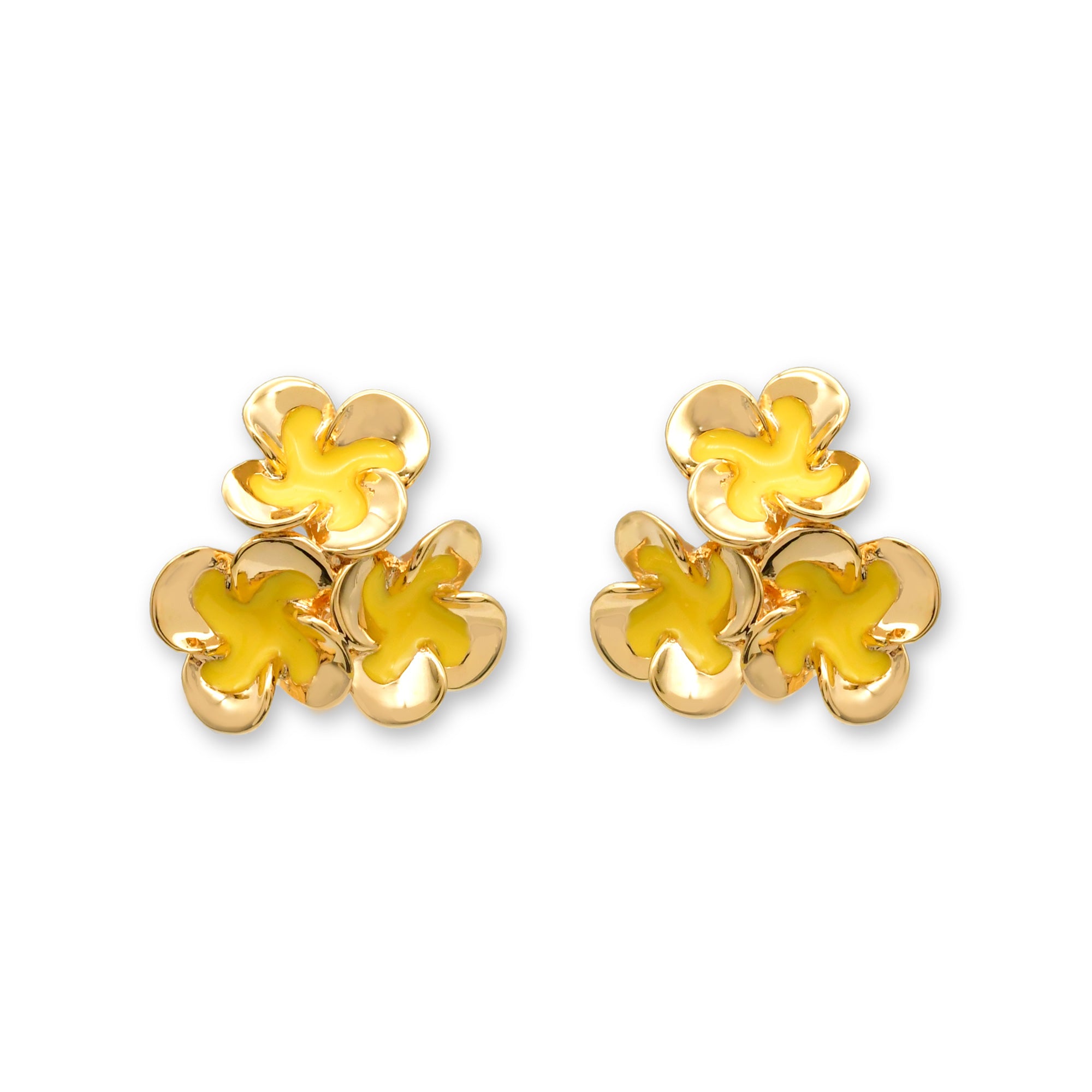 Wild Flower Yellow Earrings
