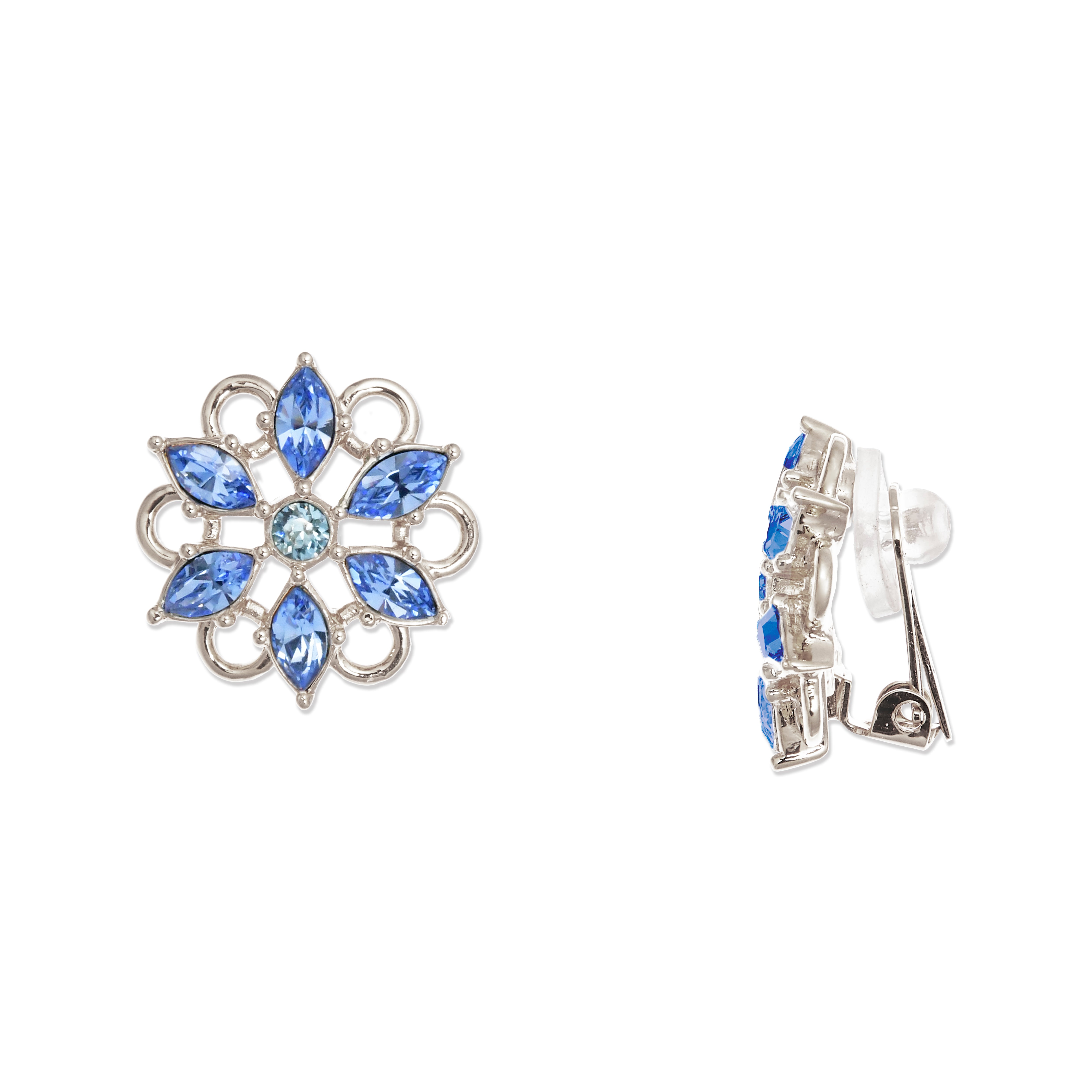 ネージュ ブルー イヤリング