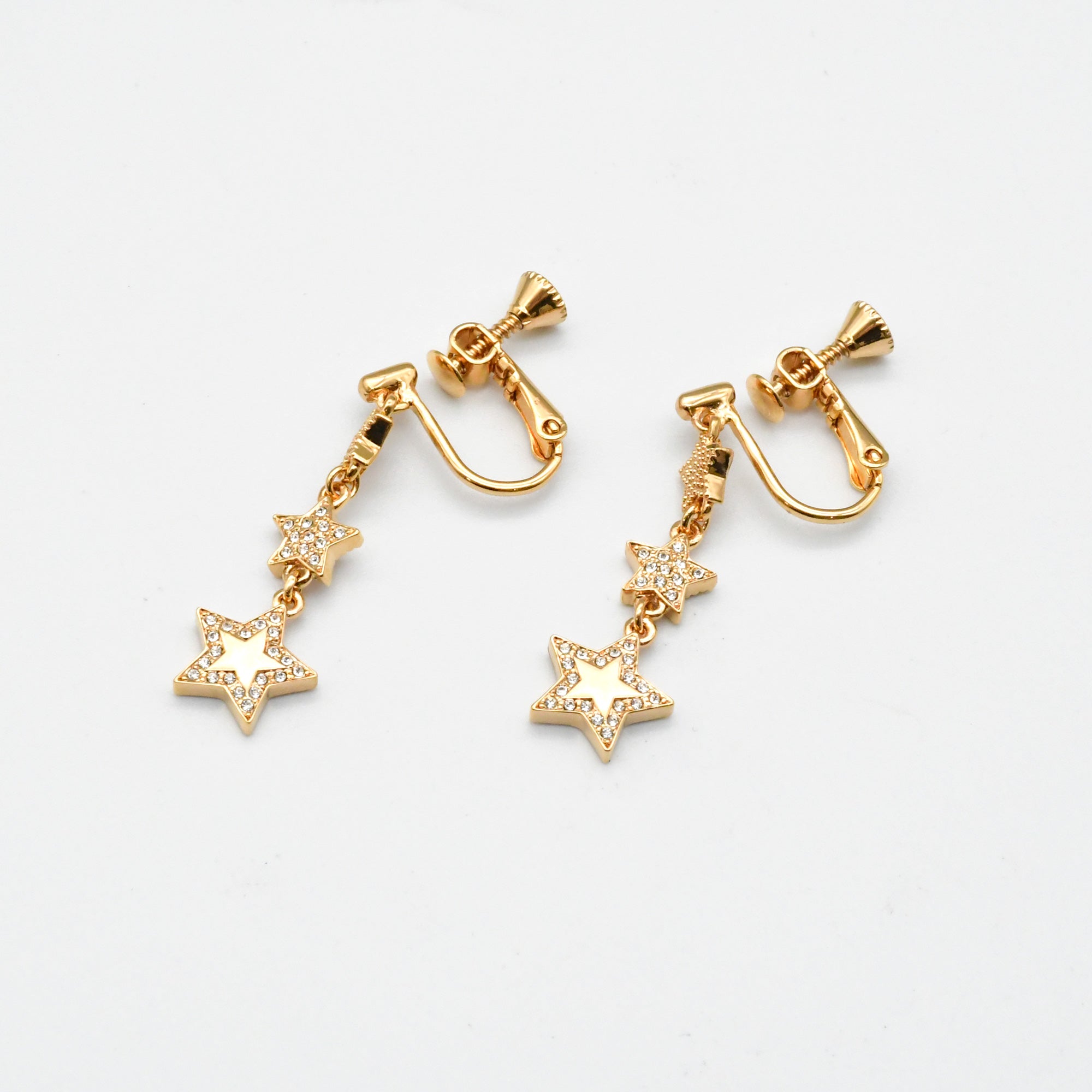 紅スター イヤリング