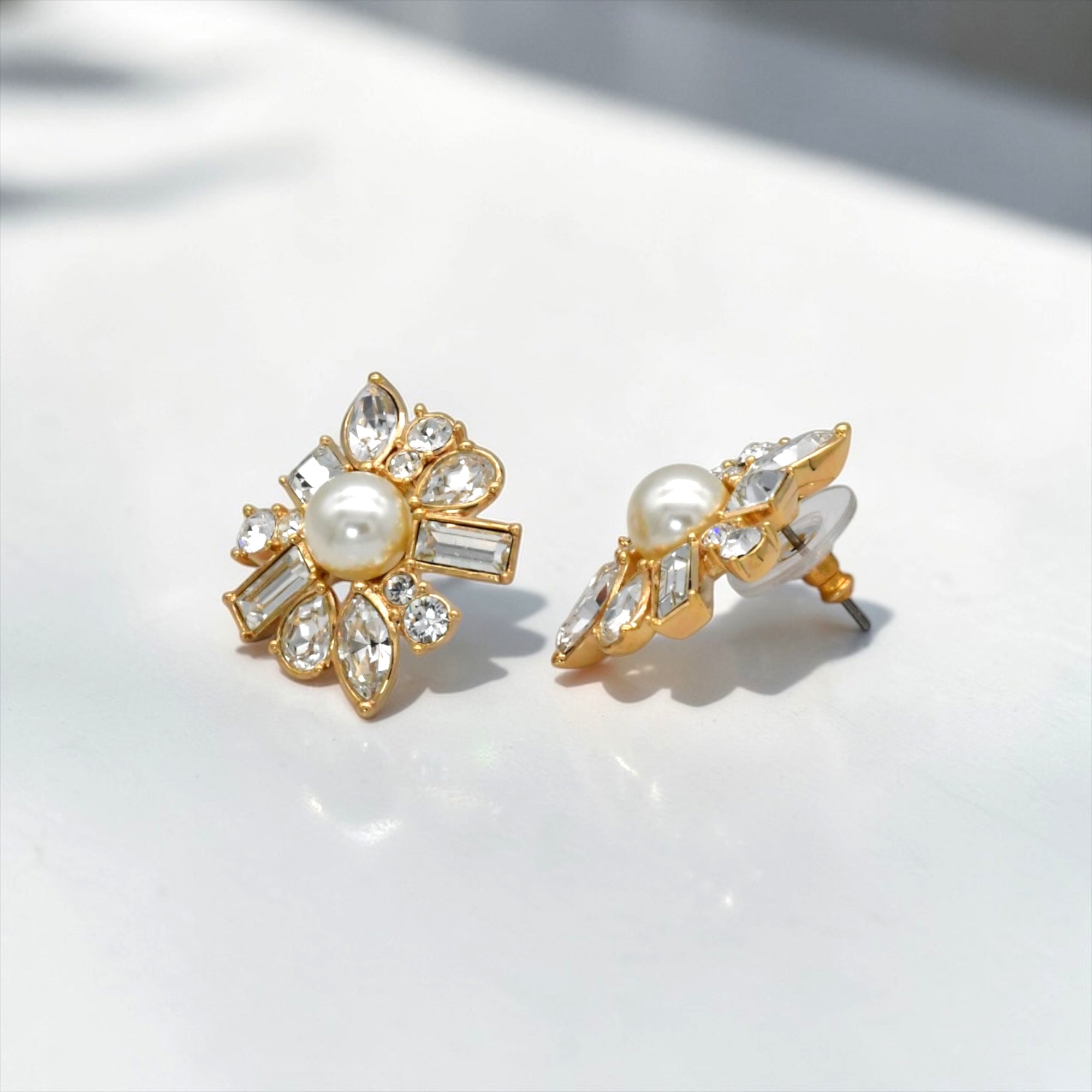 パールビジュー ピアス