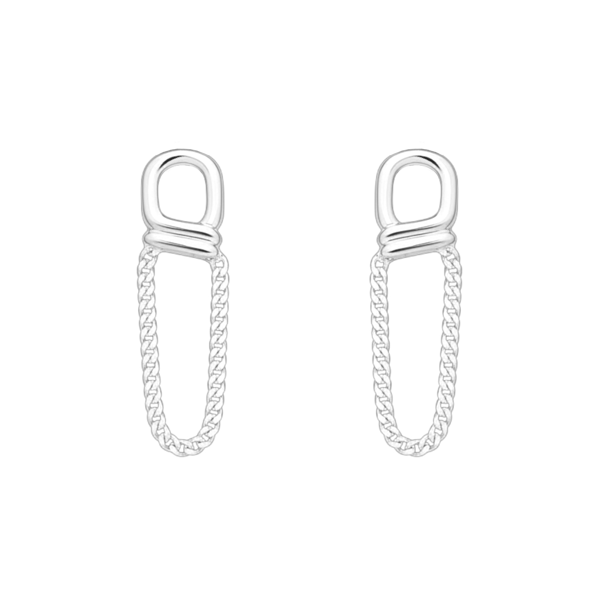 Chaine Long Clip Earrings