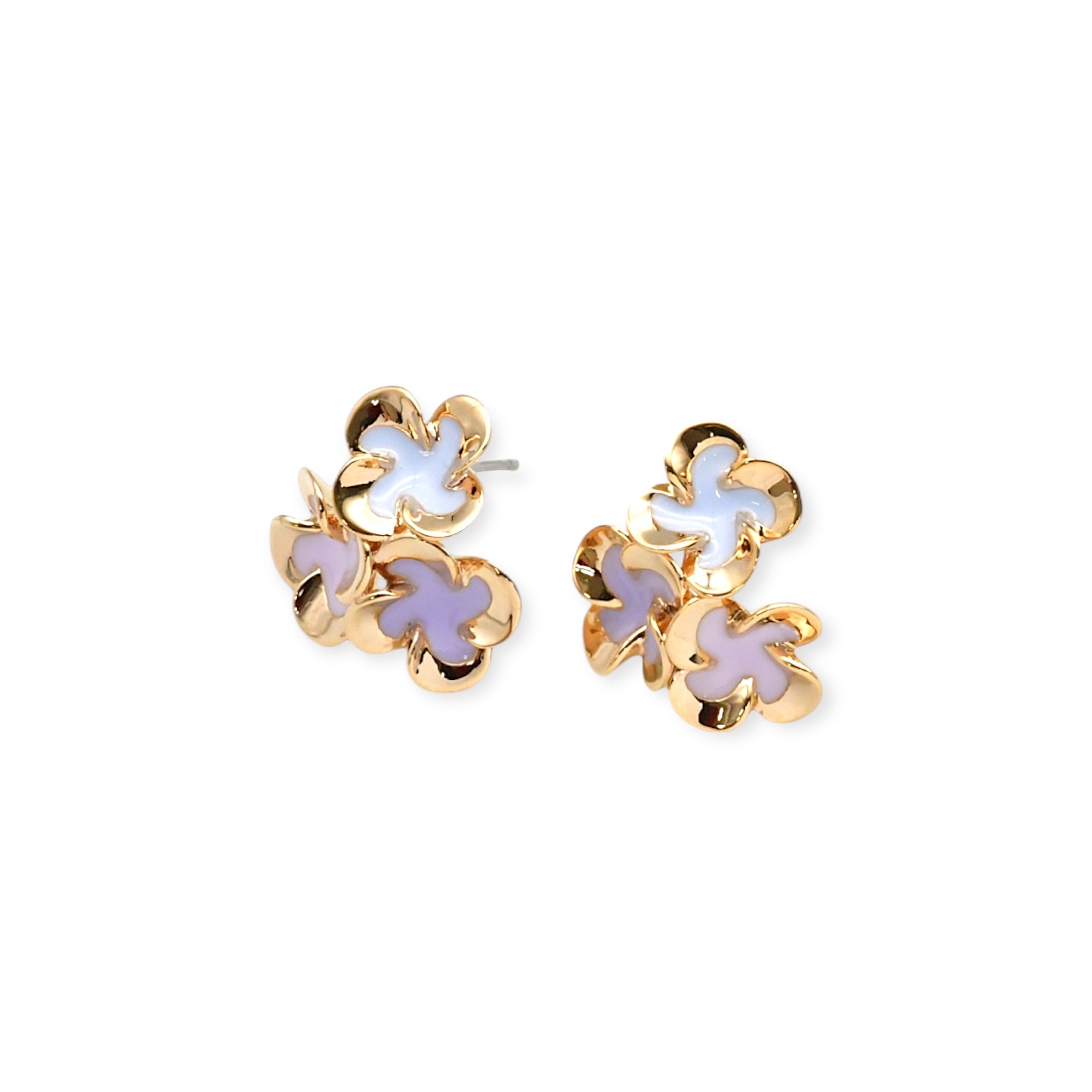 ワイルドフラワー パステル ピアス
