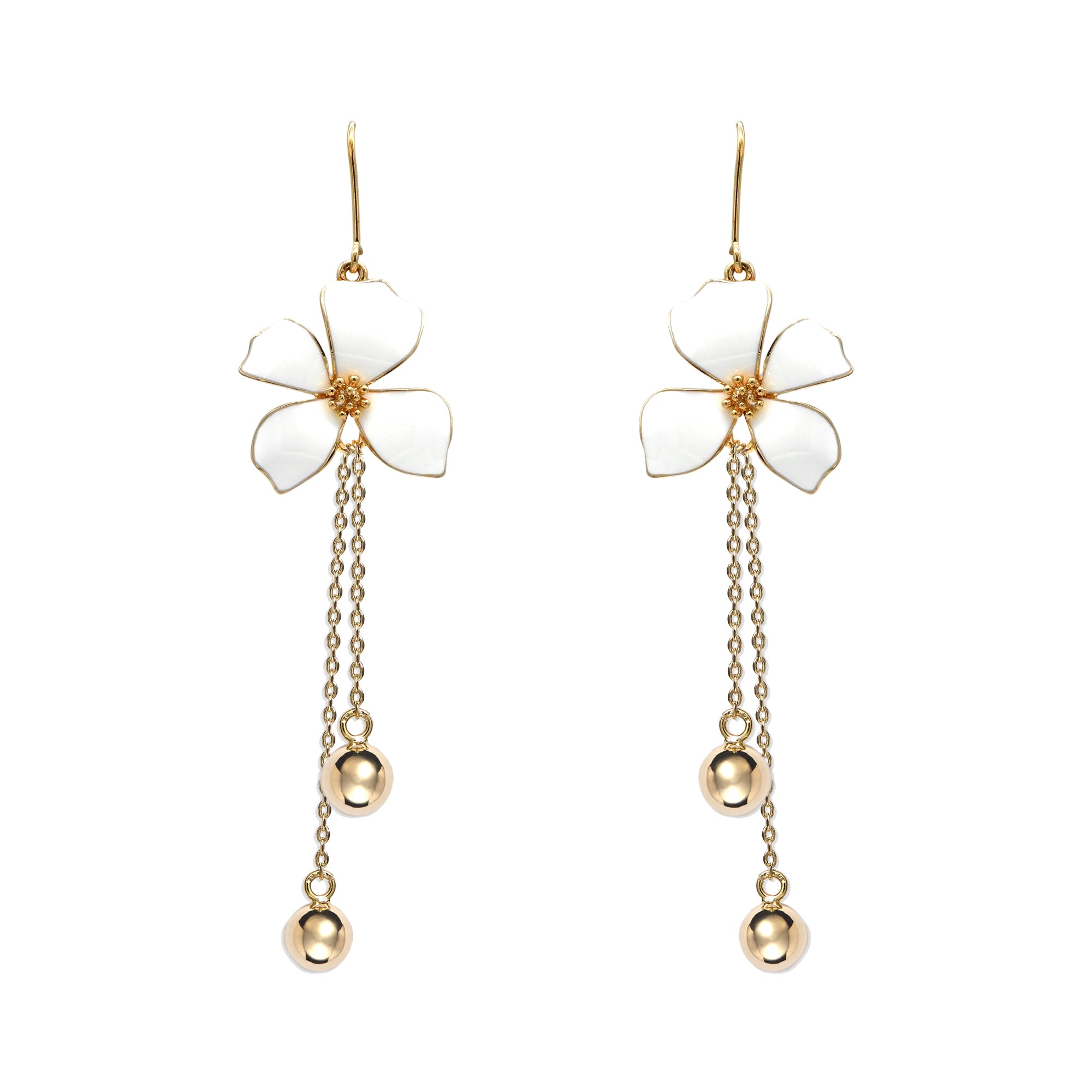 フルールブランシュ ロングピアス