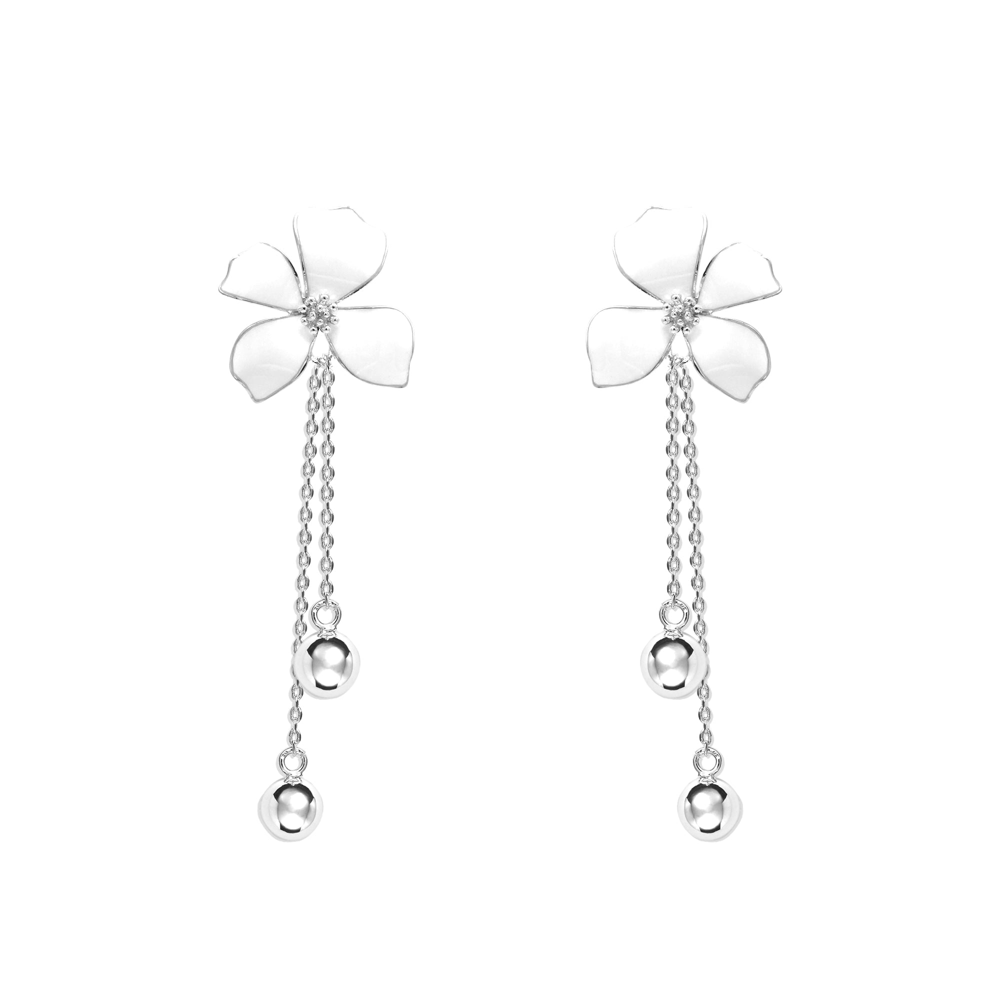 フルールブランシュ ロングイヤリング