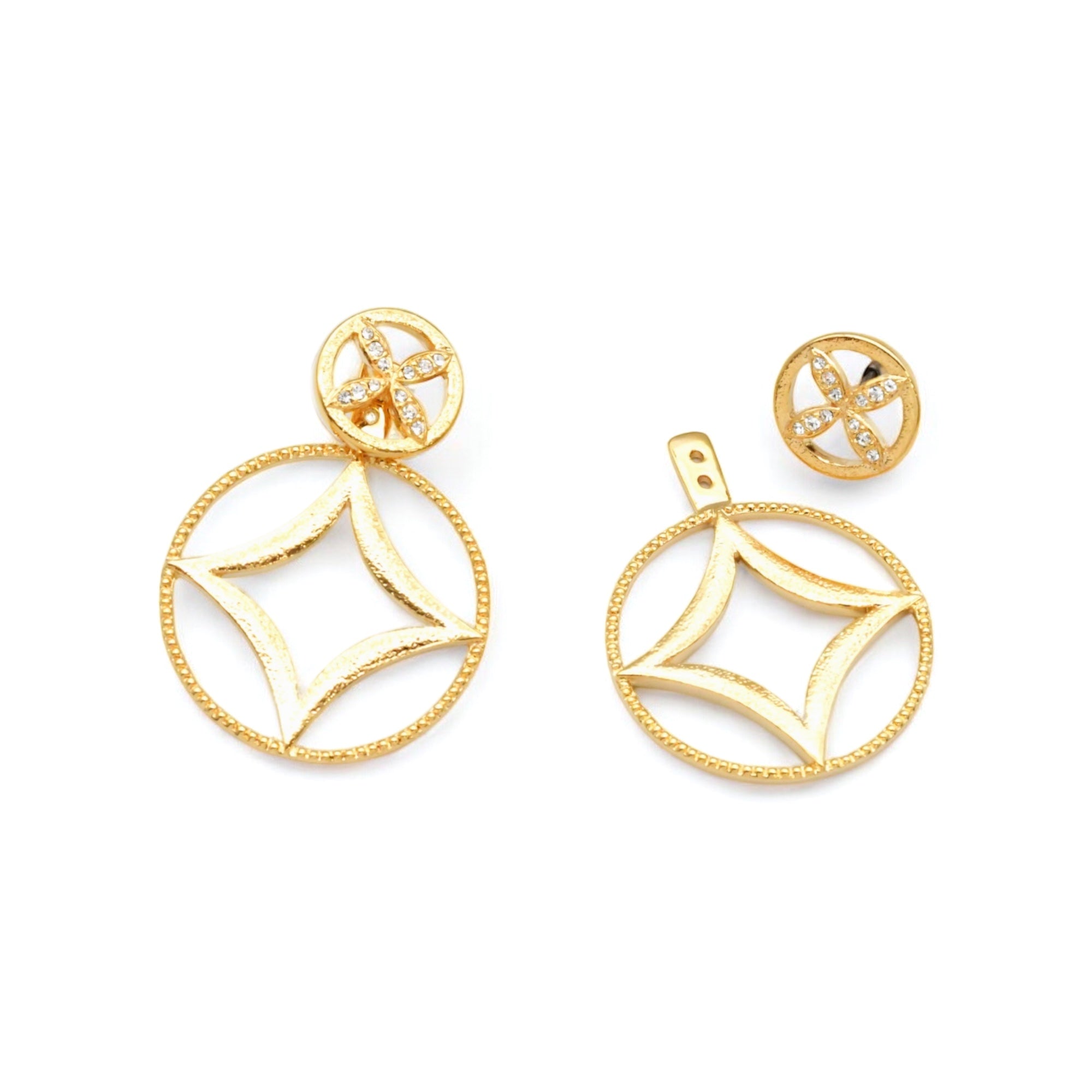 Exhibition order item: En by Kyogen Navy Earrings