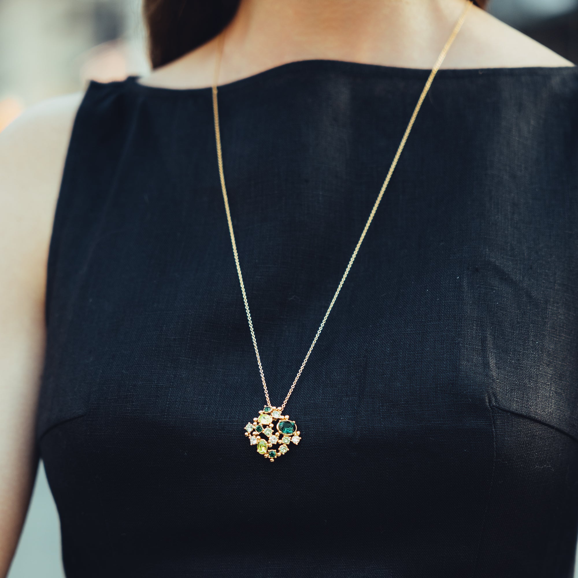 Couleur Green Necklace