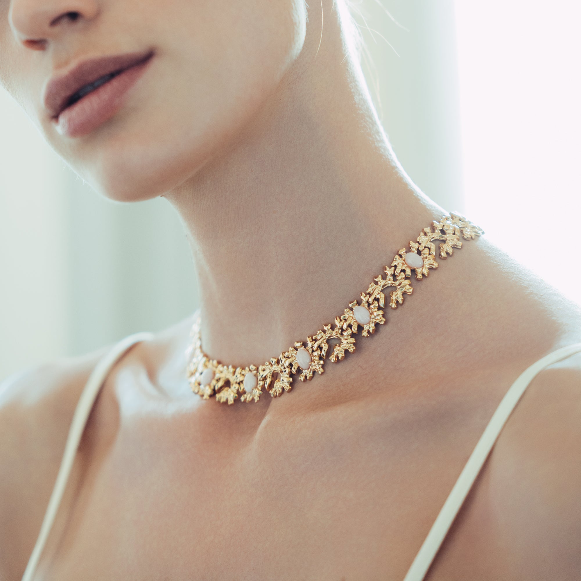 Lagoon Coral Necklace