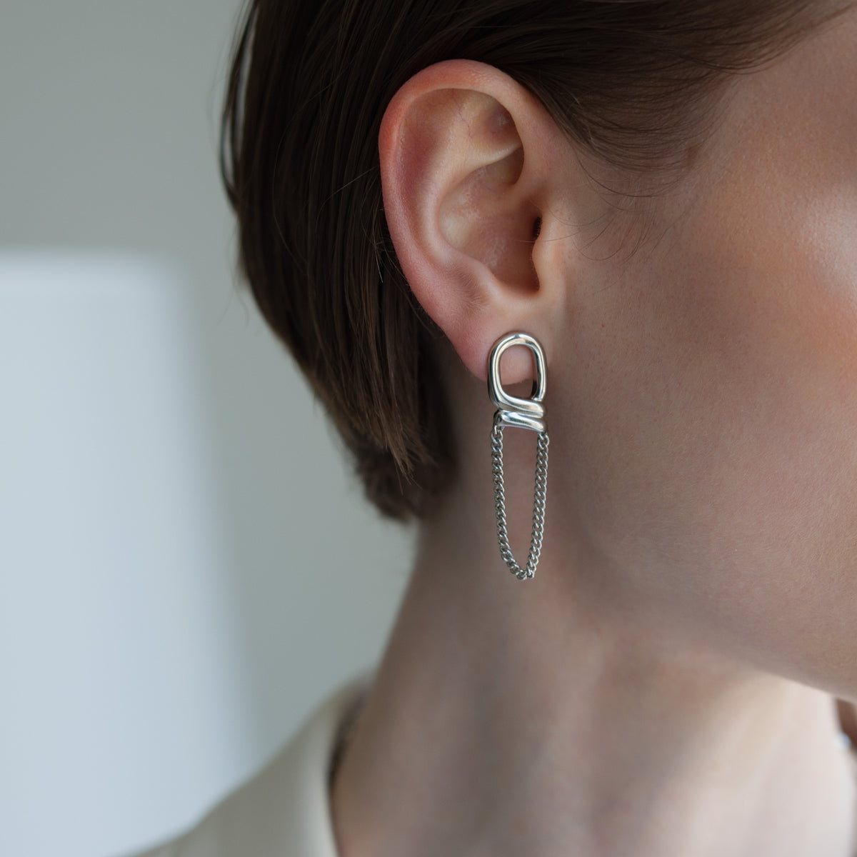 シェーヌ ロングピアス