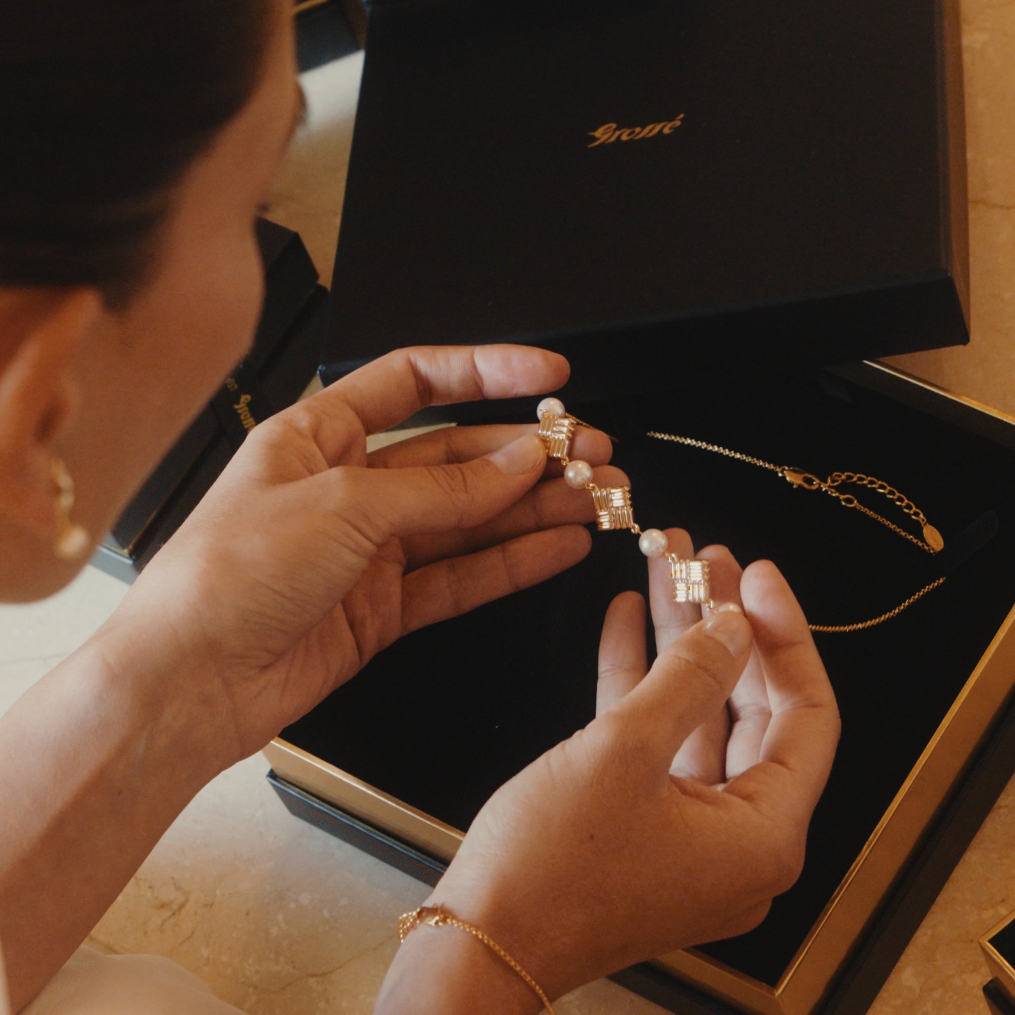 ワガラ 三崩し ショートネックレス