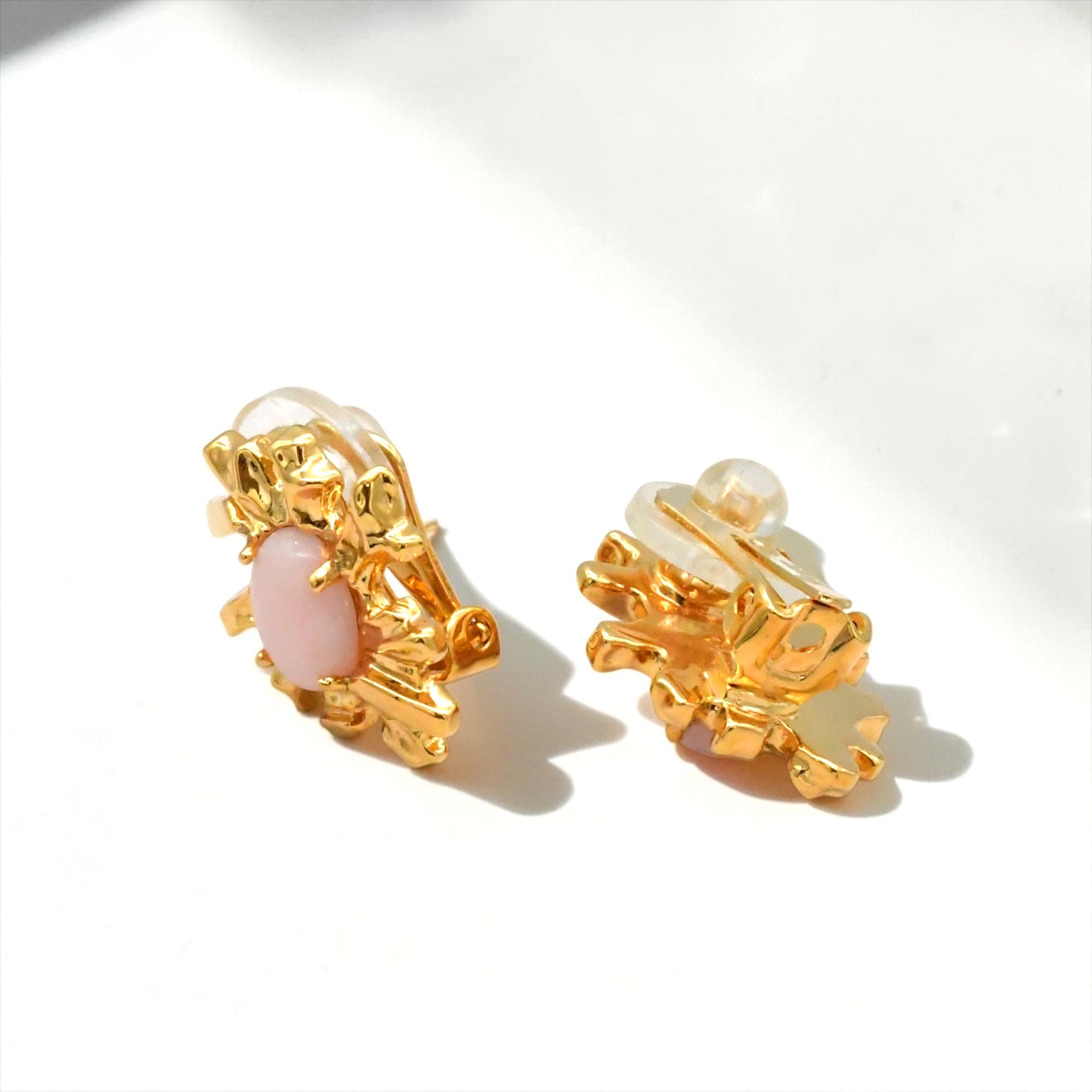 ラグーン コーラル イヤリング