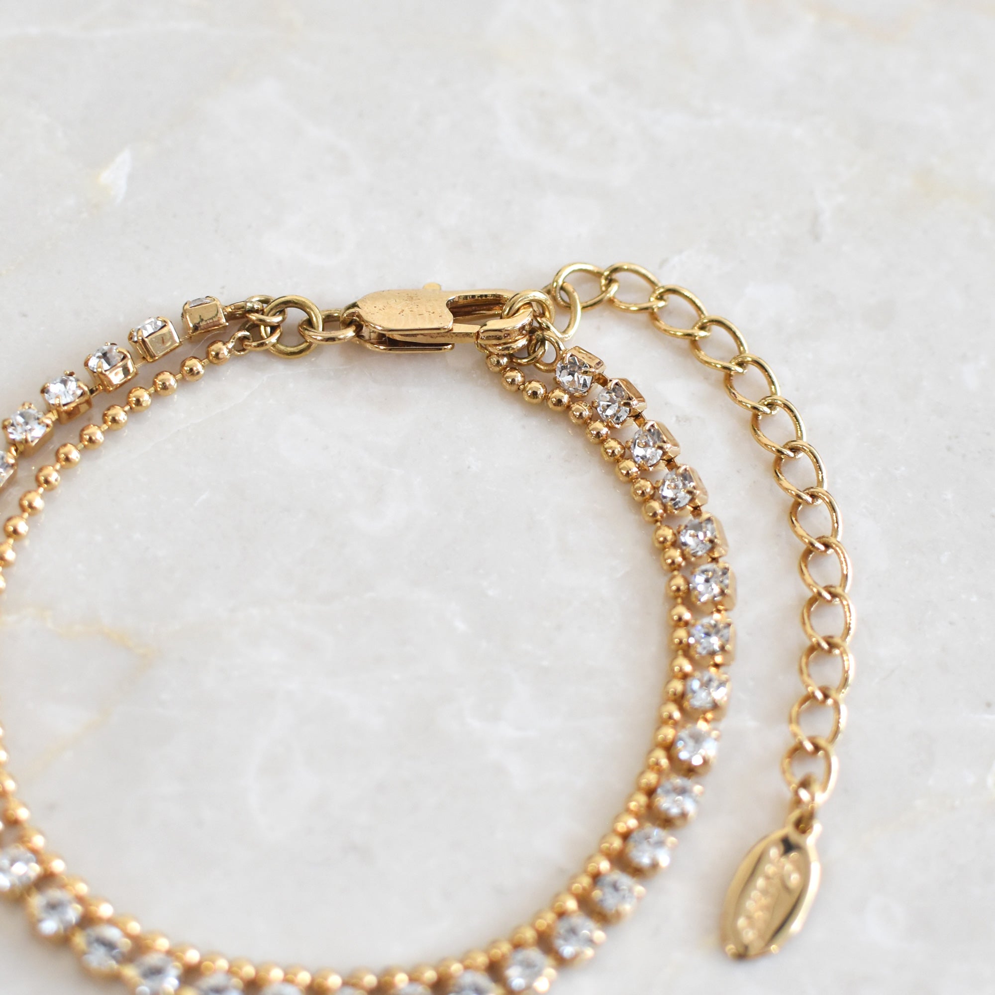 RIYO Crystal Chain Bracelet