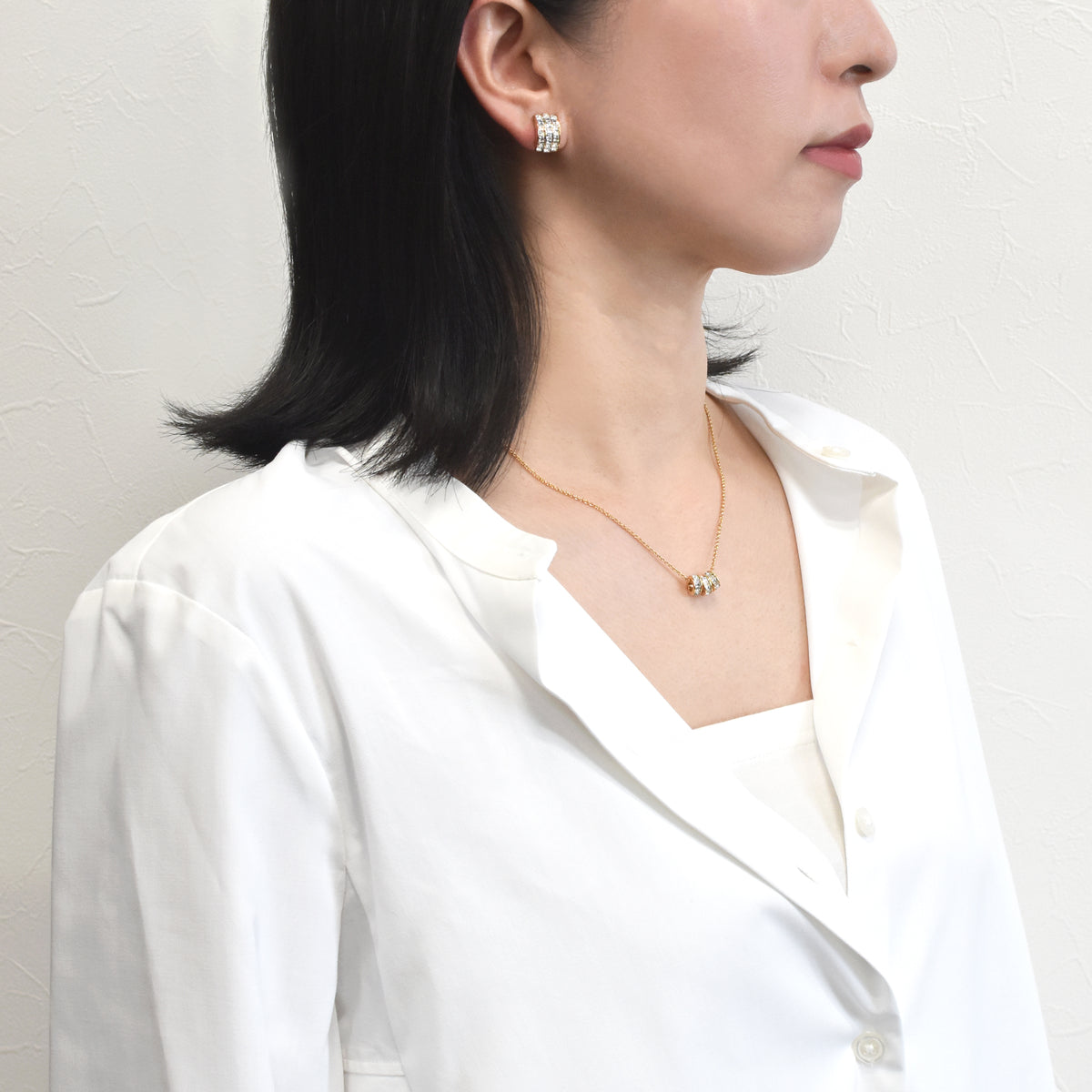 【クロス付き！期間限定】ミス イヤリング&ネックレスセット