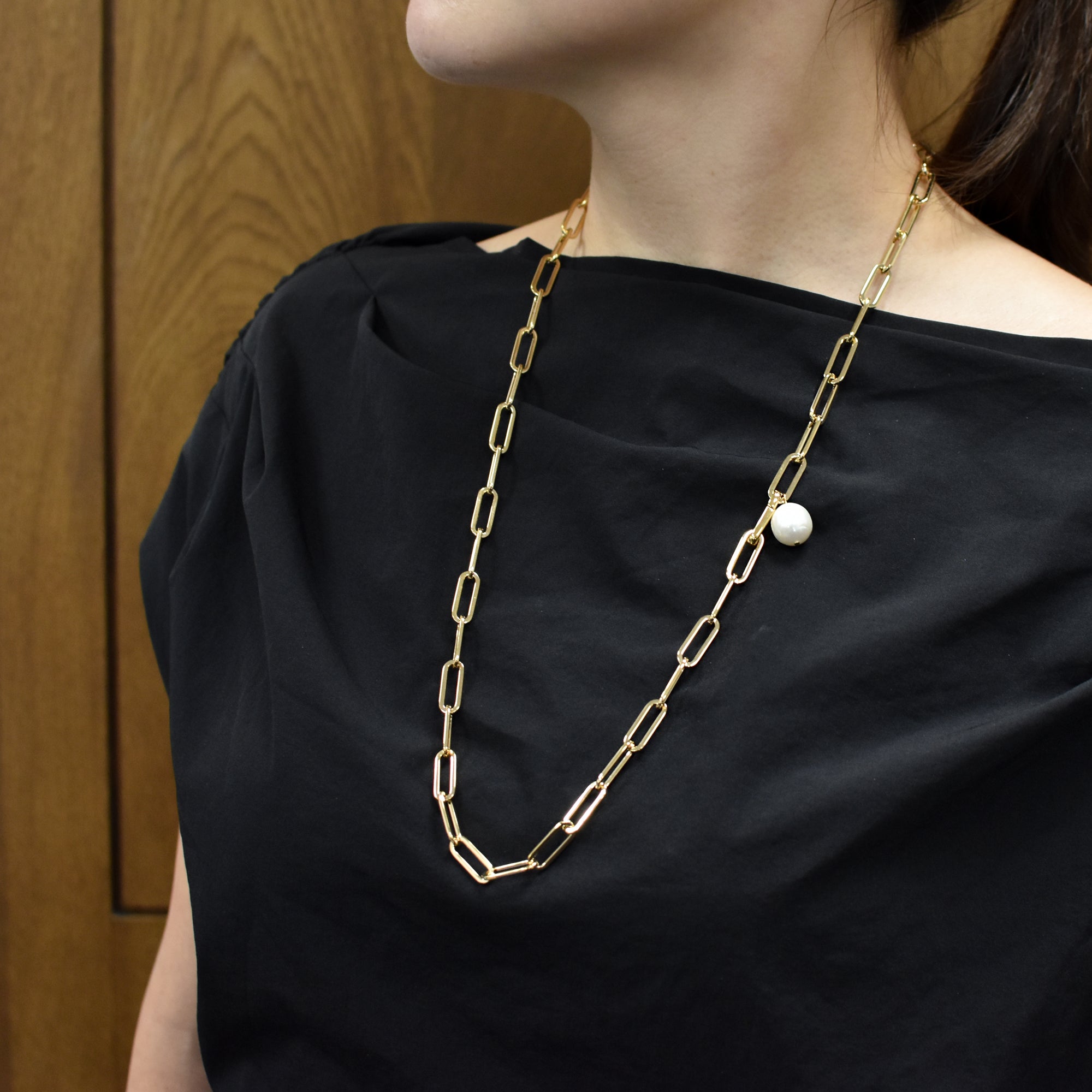 Tresor Baroque Pearl Necklace (70cm)