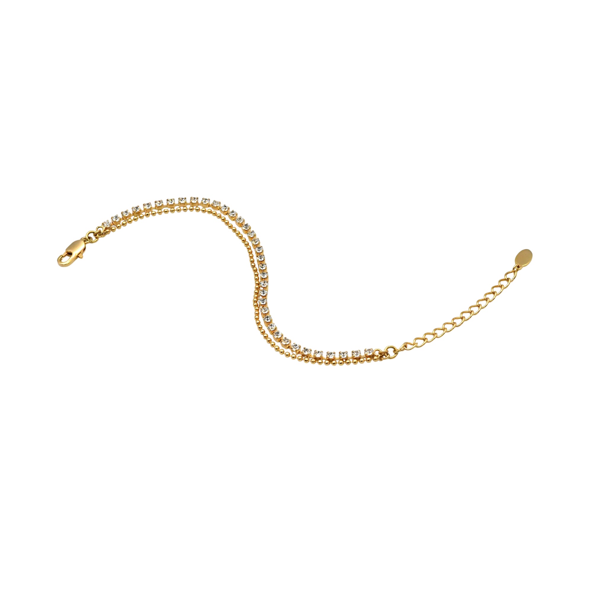 RIYO Crystal Chain Bracelet