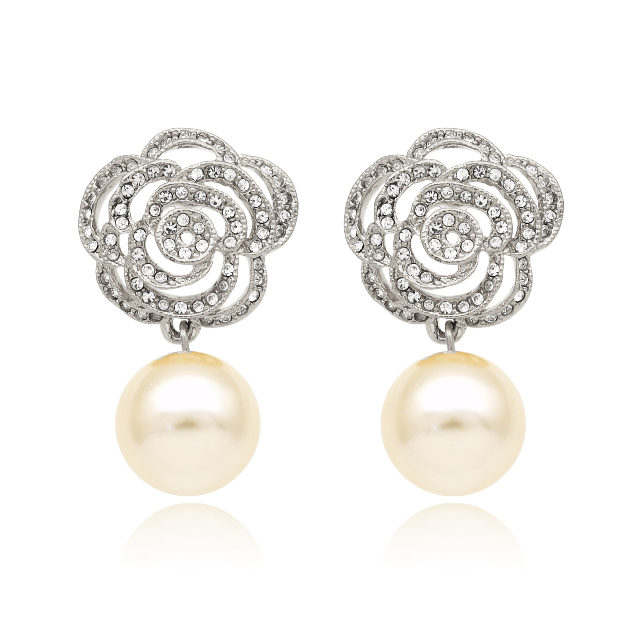 Duo parfum rose earrings