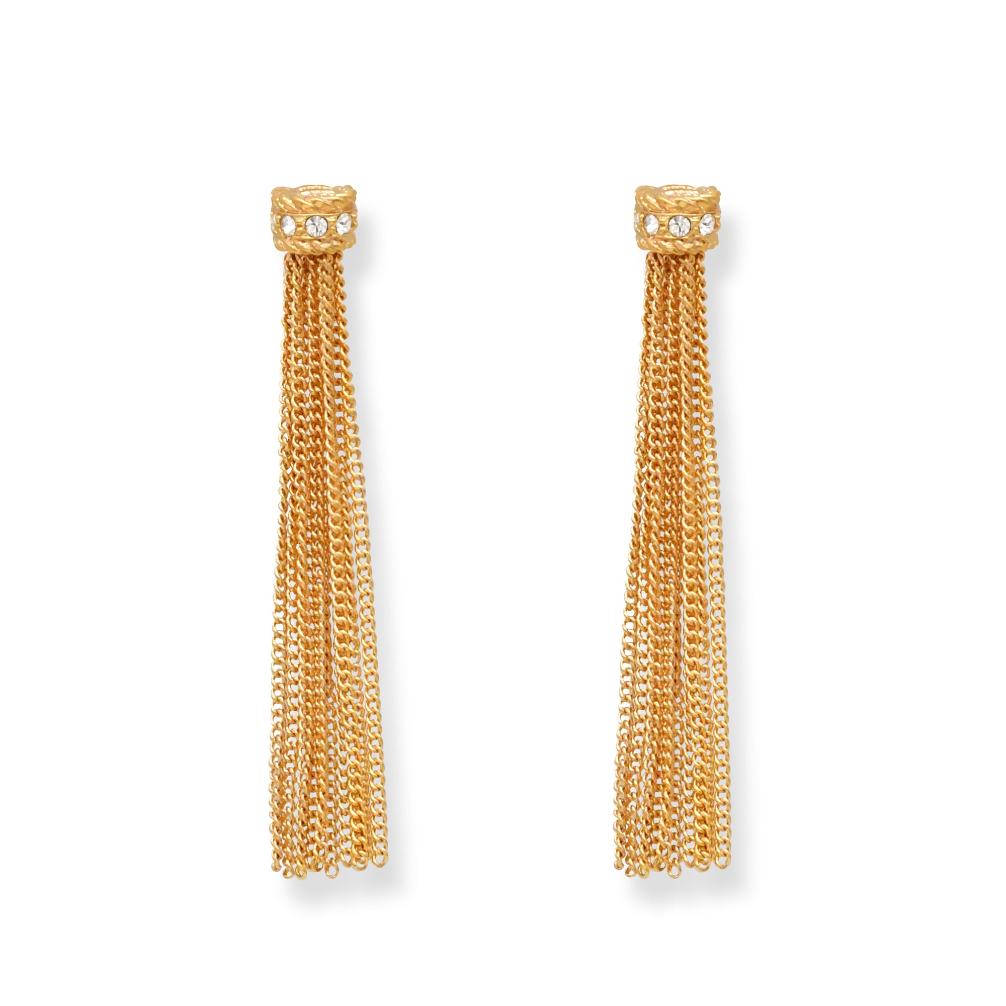 Long fringe earrings