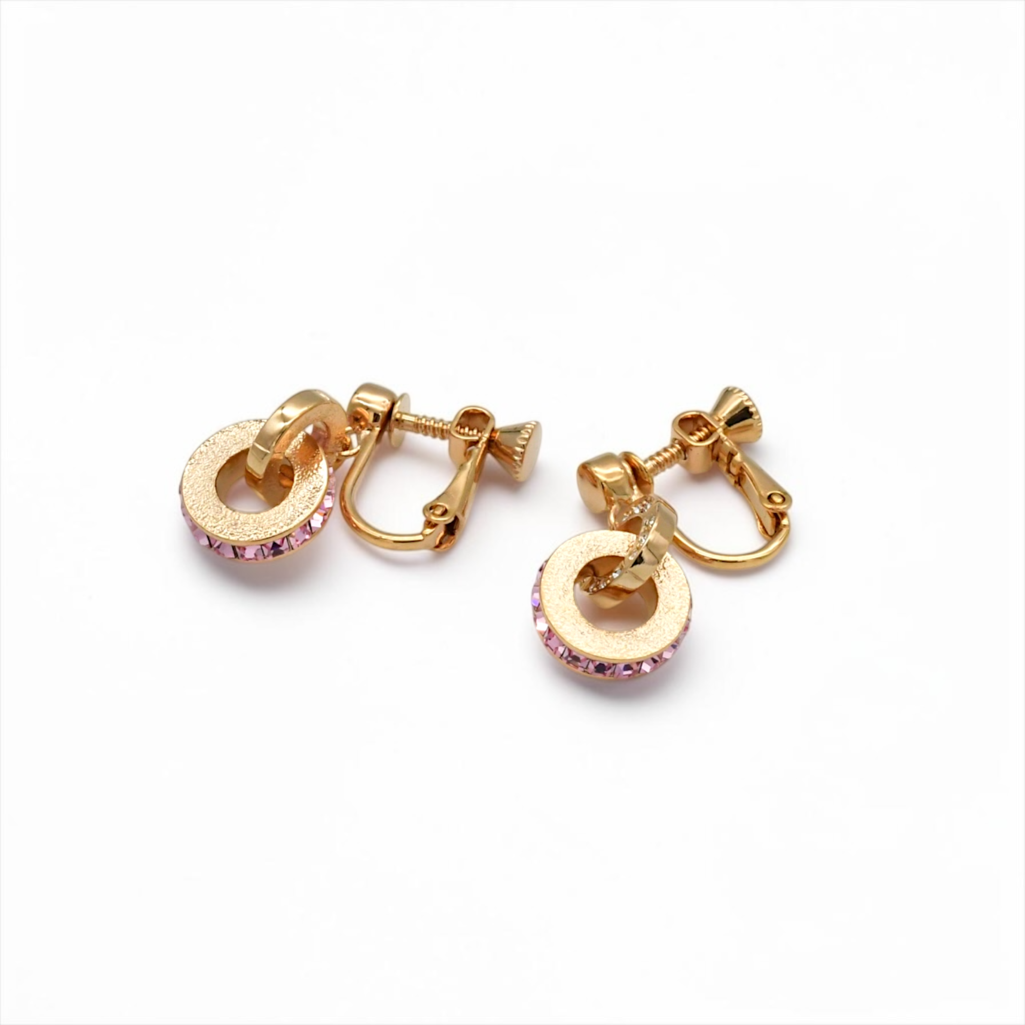 Eternal Miss Matte Pink Earrings