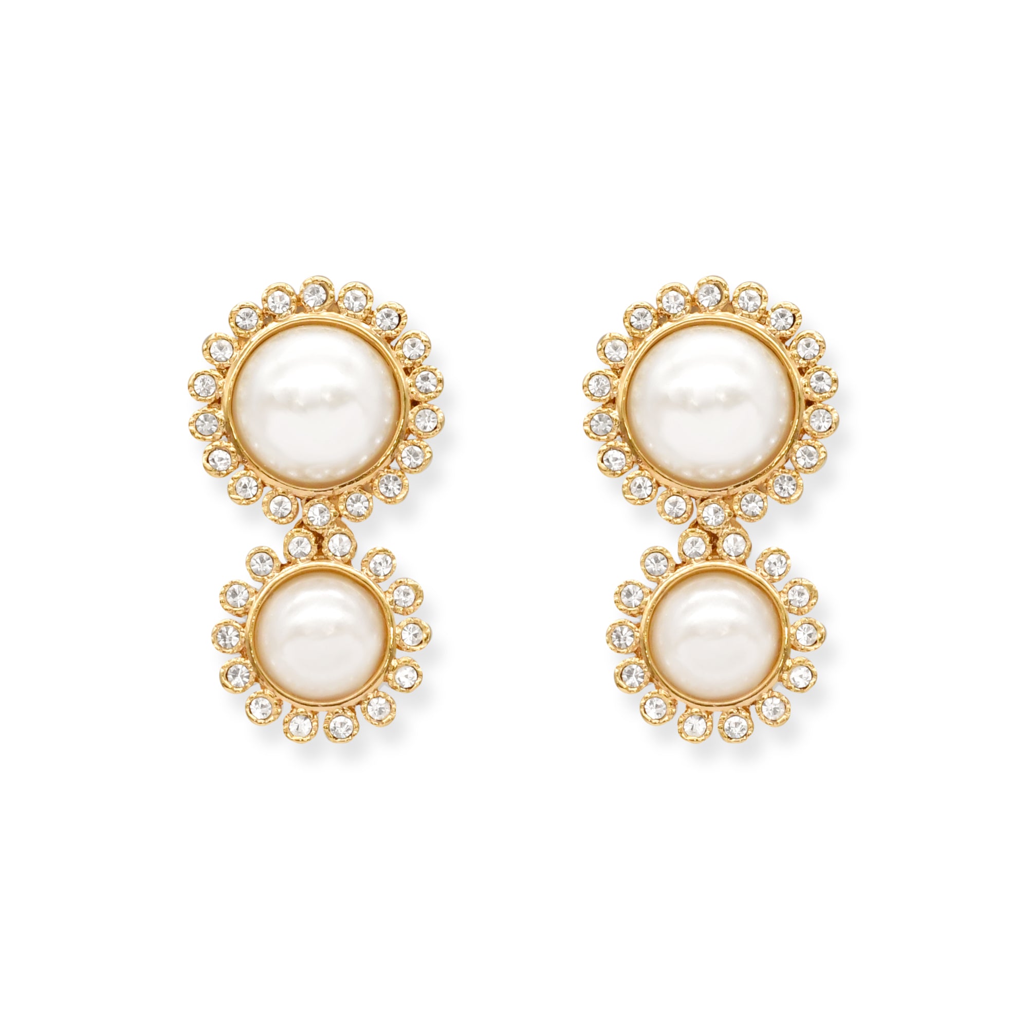 Kurenai  pearl earrings