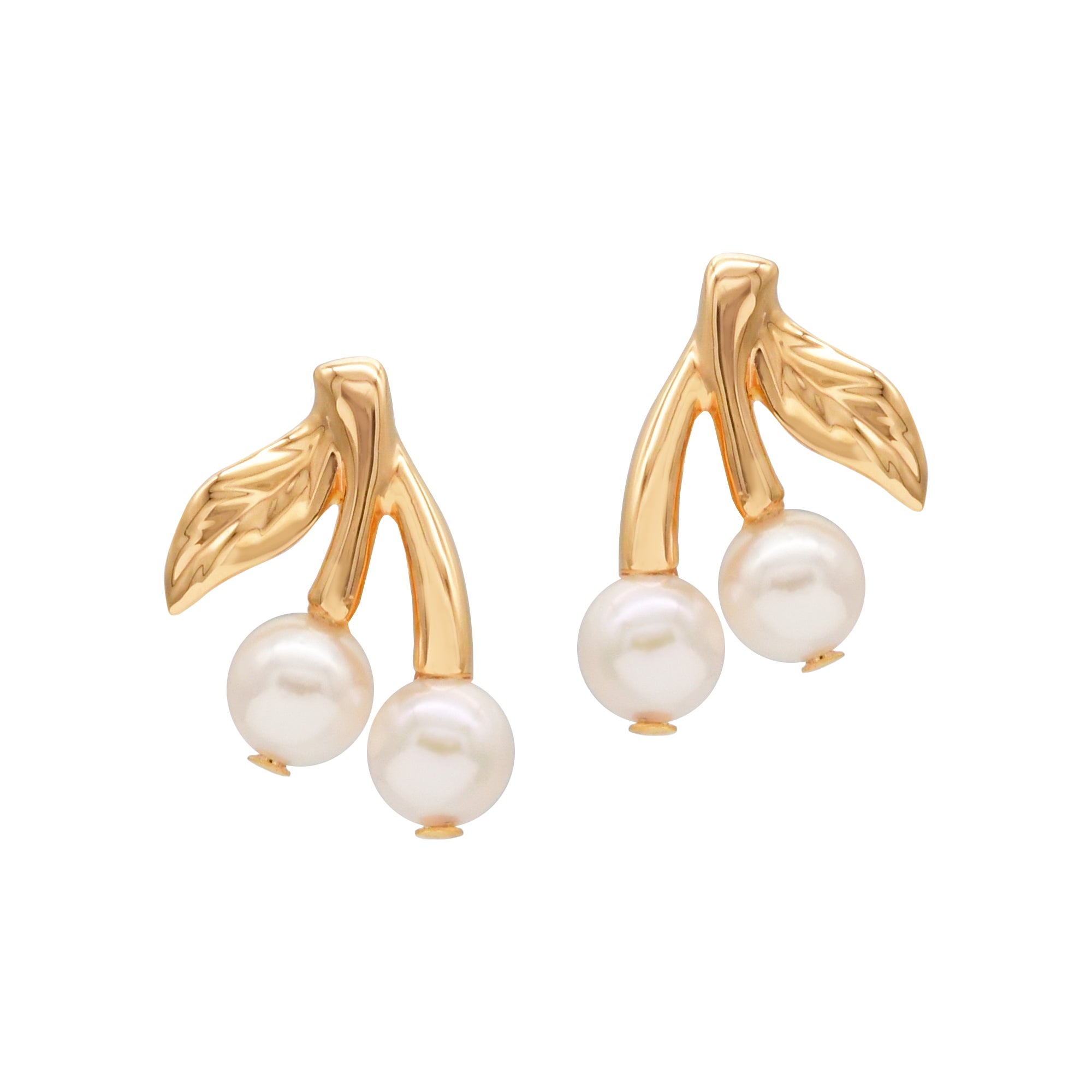 Tresor Akoya Cherry Earrings