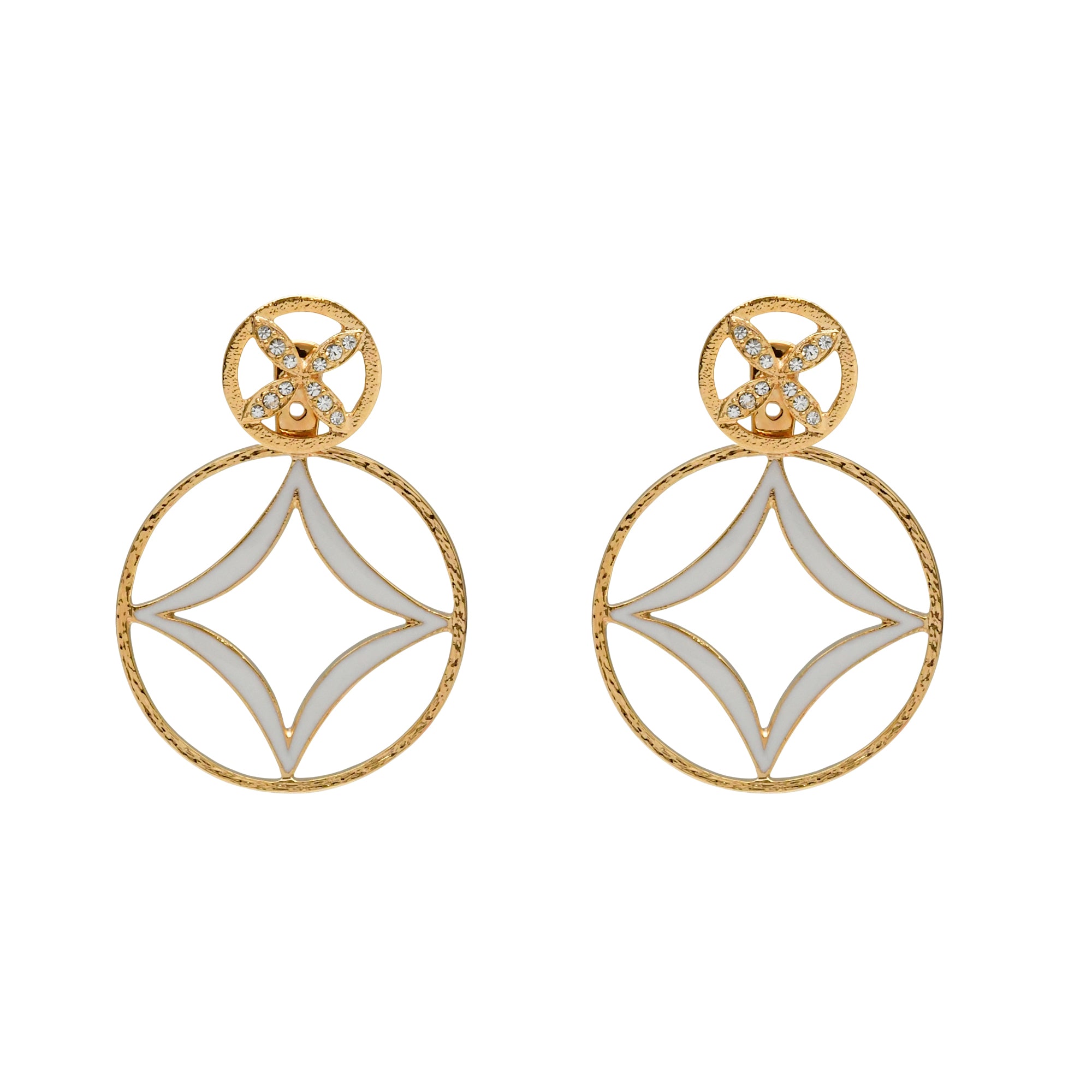 Exhibition order item: En by Kyogen White Earrings