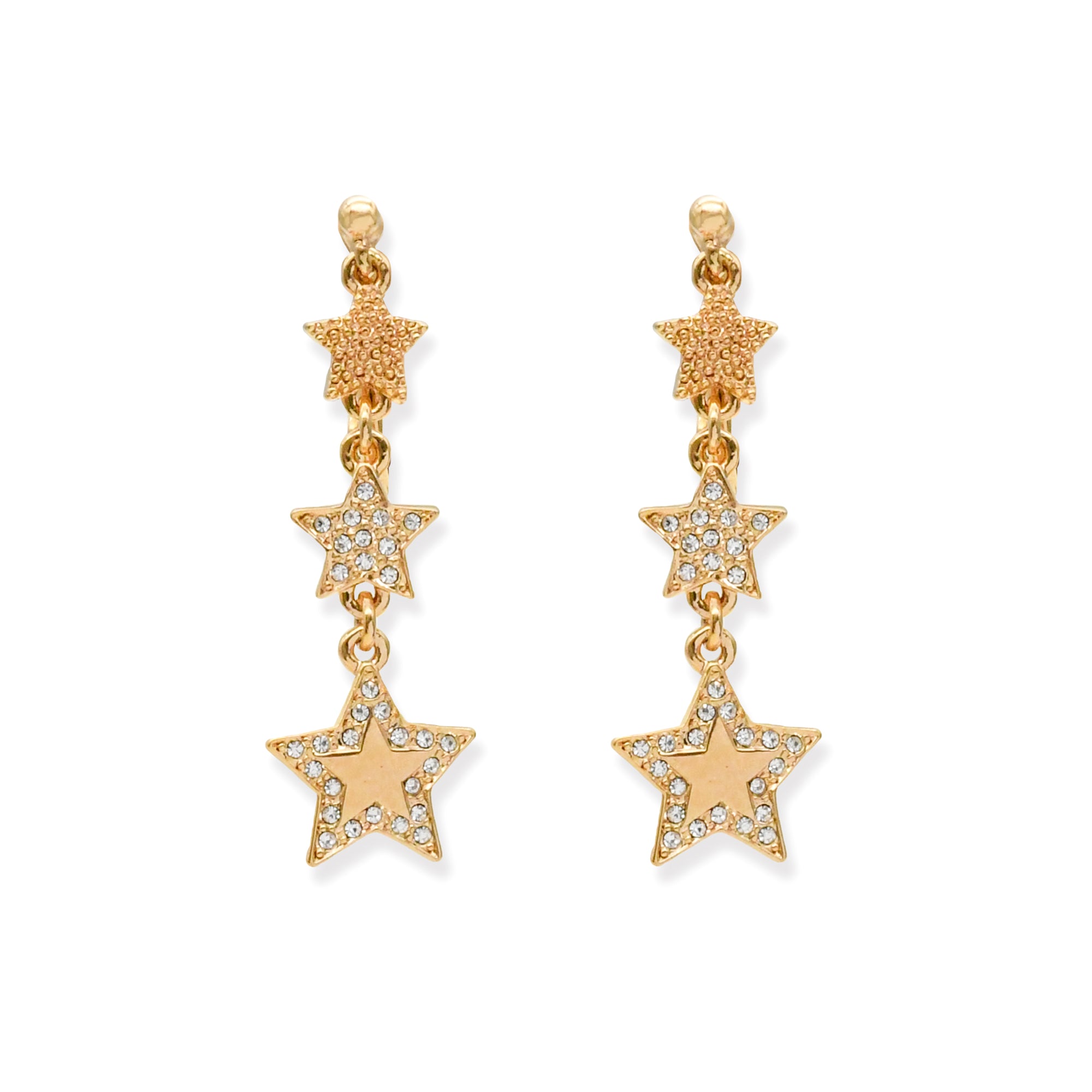 Red Star Earrings