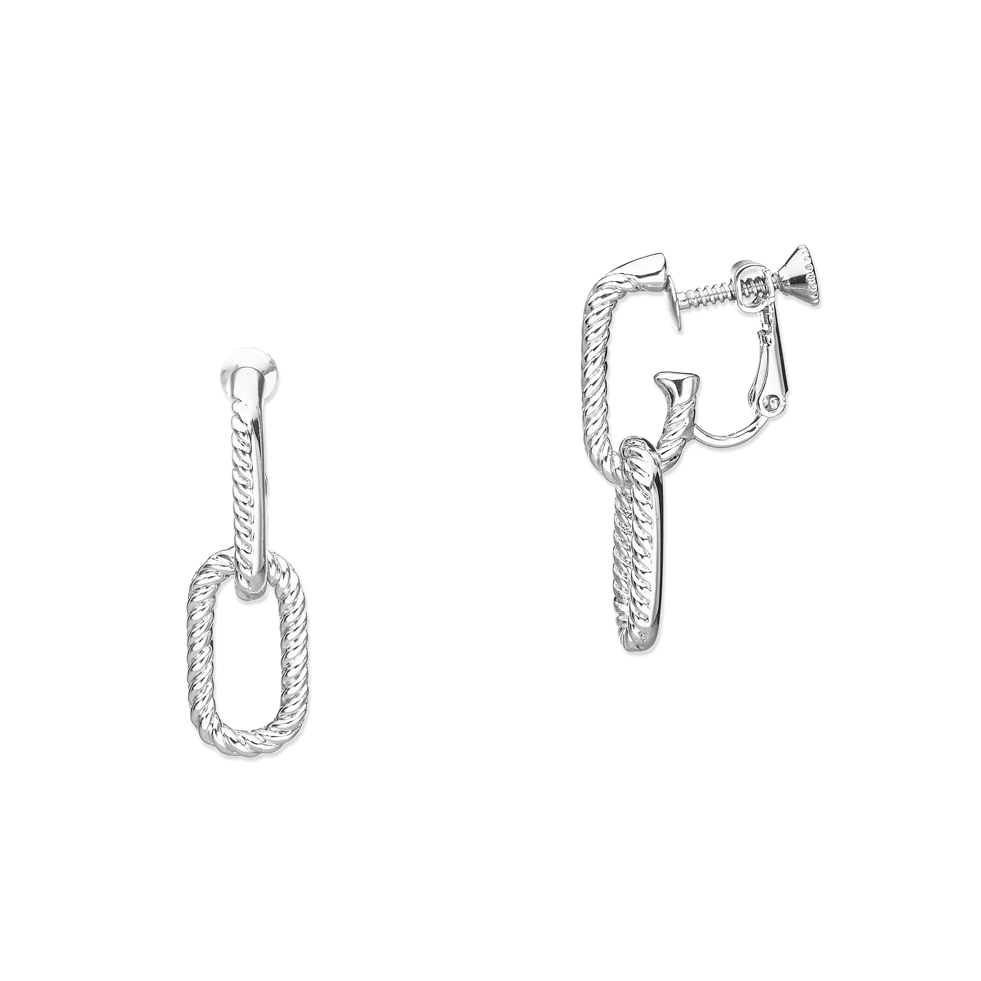 Chaine Clip Earrings