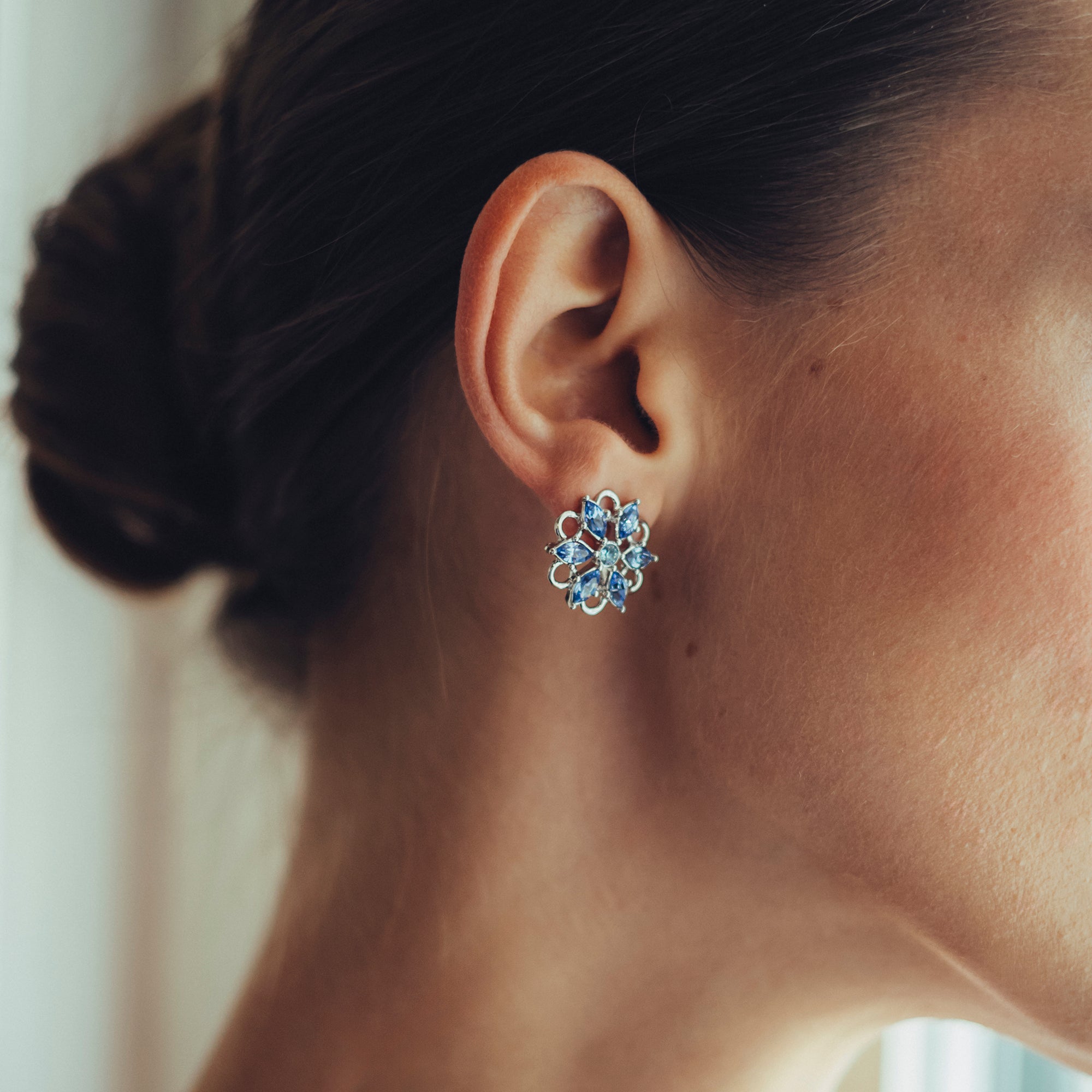 ネージュ ブルー ピアス